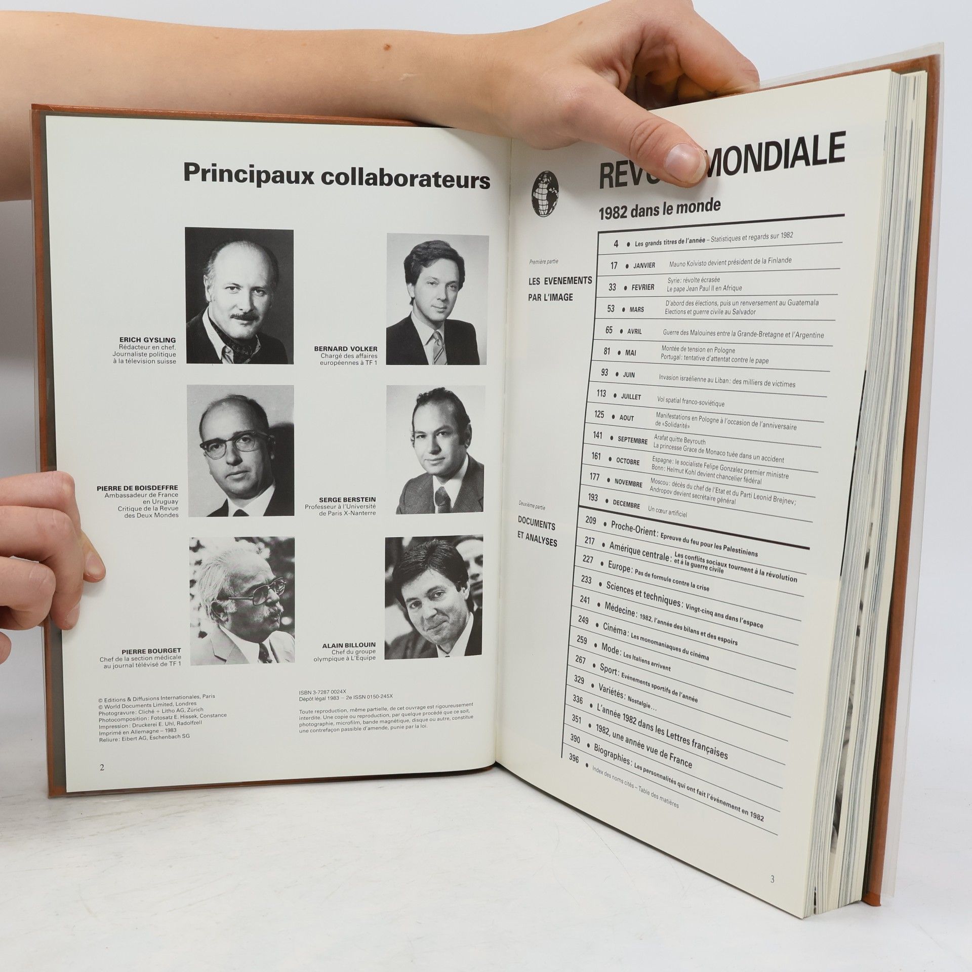 Erich Gysling Revue Mondiale 1982