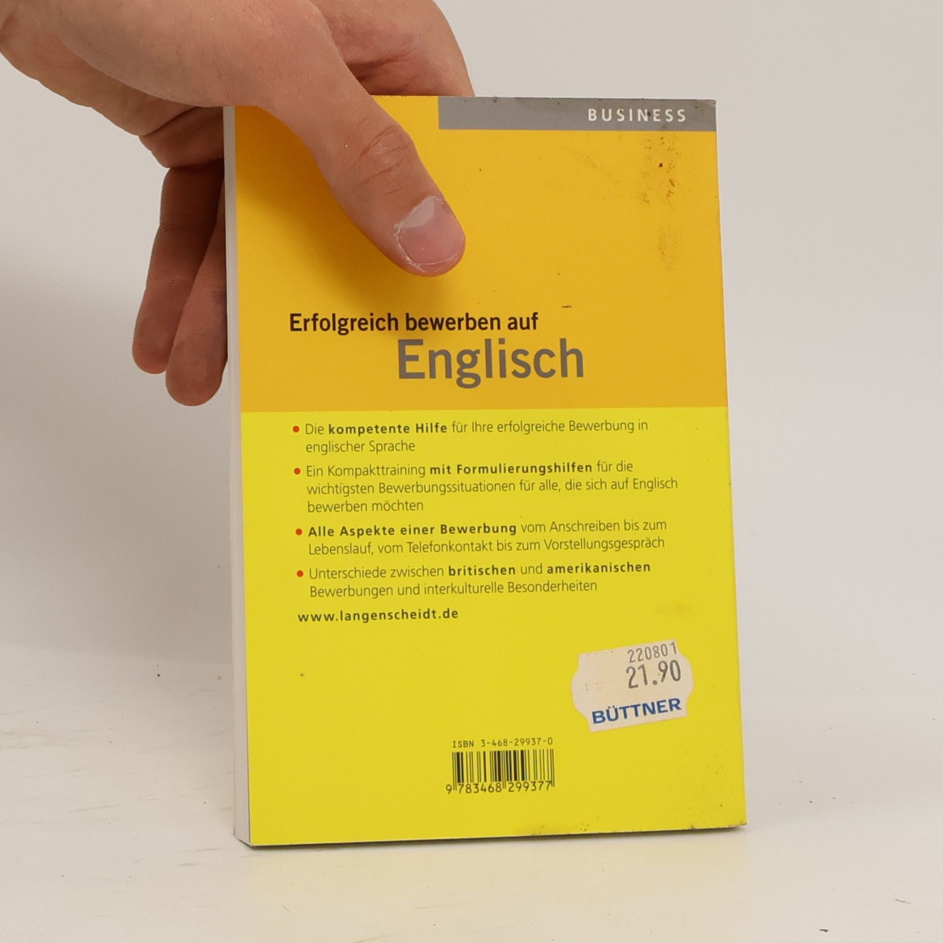 Joe lle Murray Langenscheidt, Erfolgreich bewerben auf Englisch