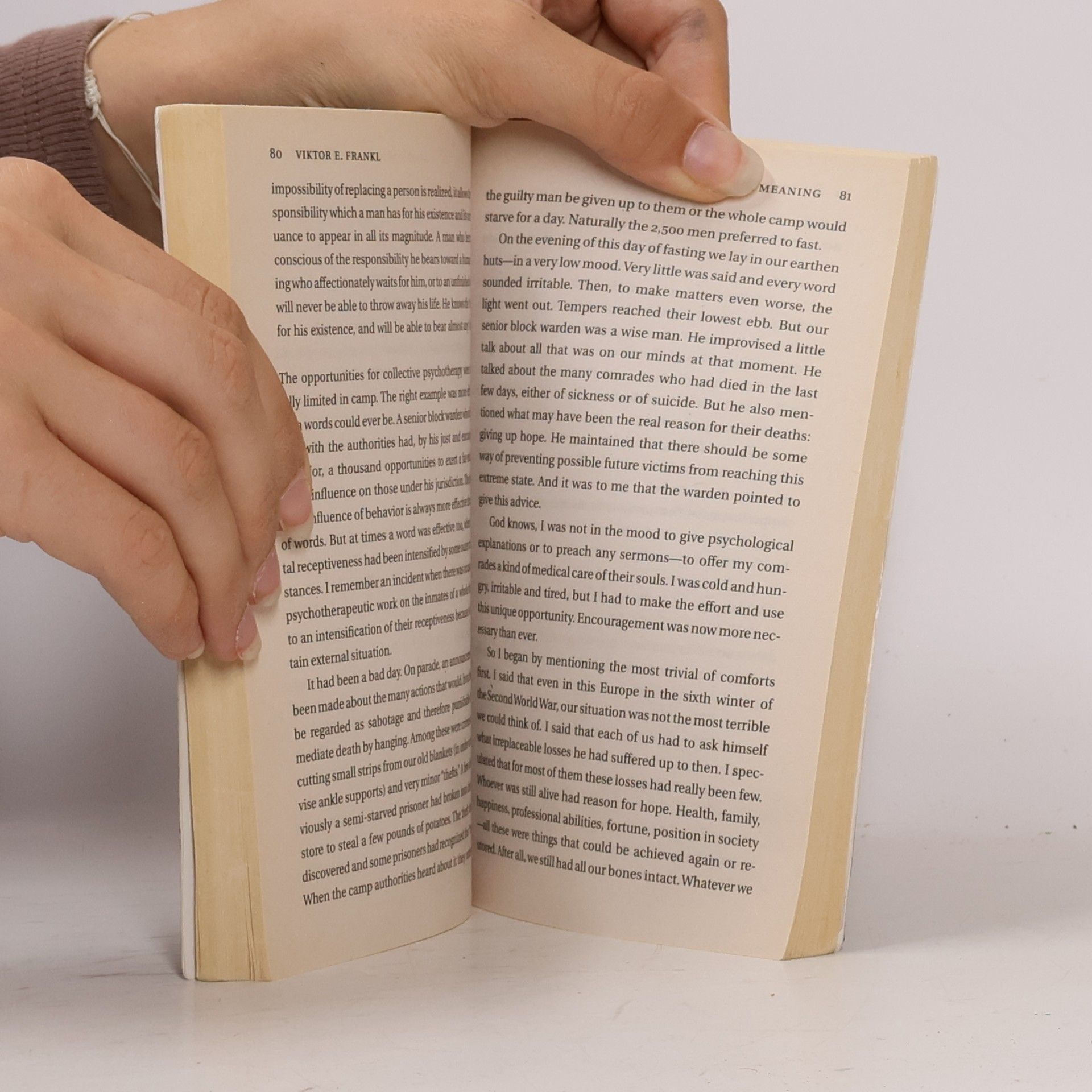 Viktor Frankl Man's search for meaning