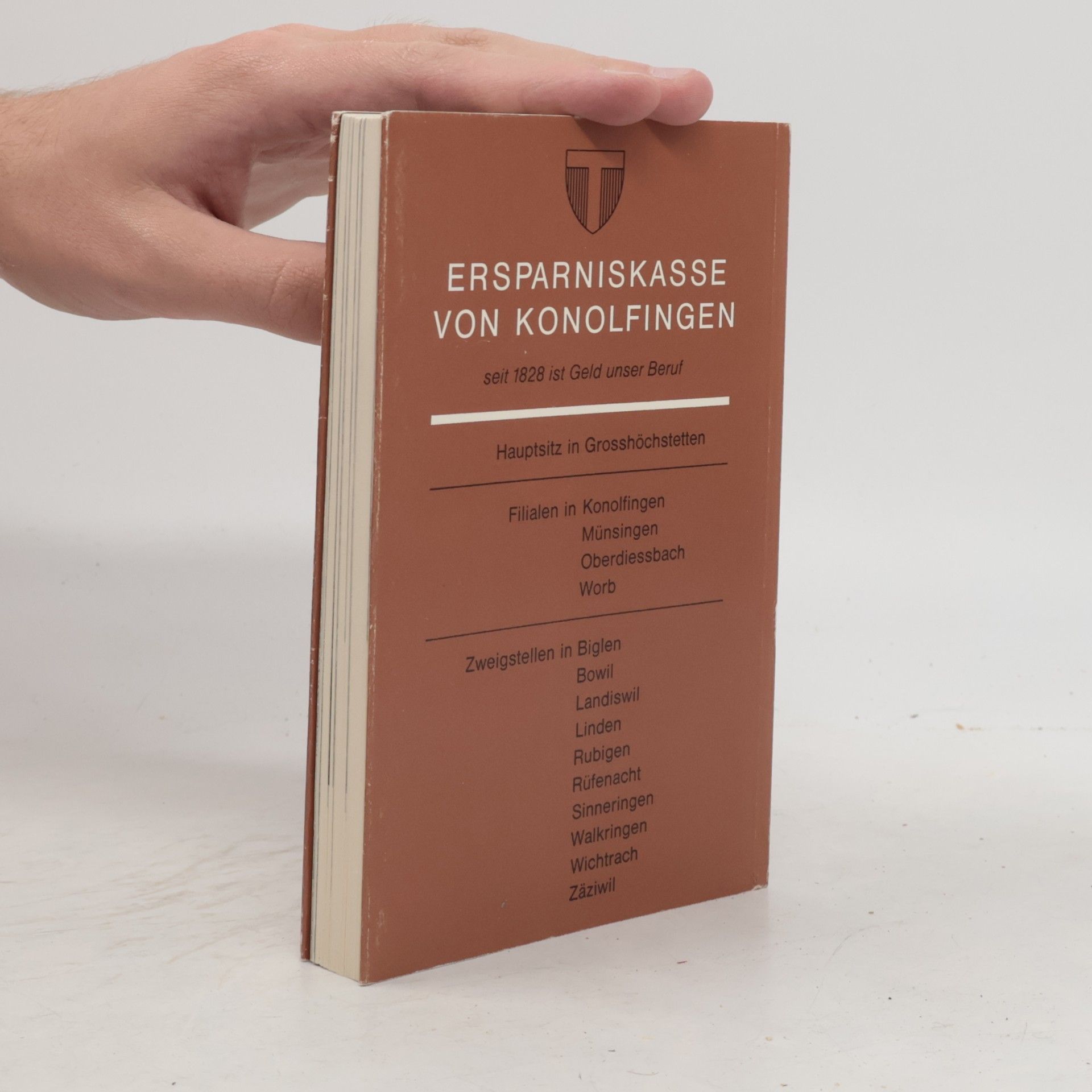 Various authors Wanderbuch der Ersparniskasse von Konolfingen