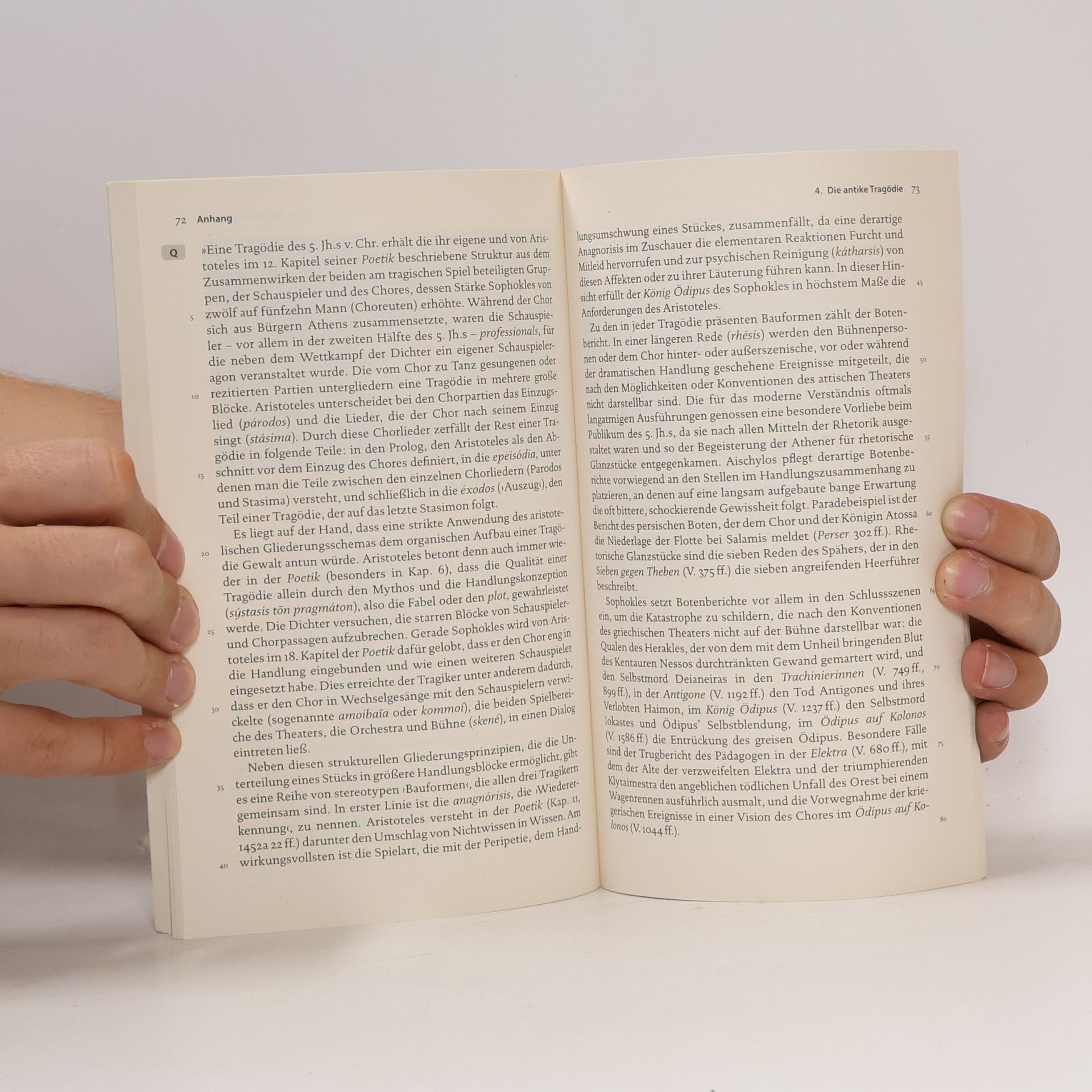 Sofoklés Antigone. Textausgabe mit Kommentar und Materialien
