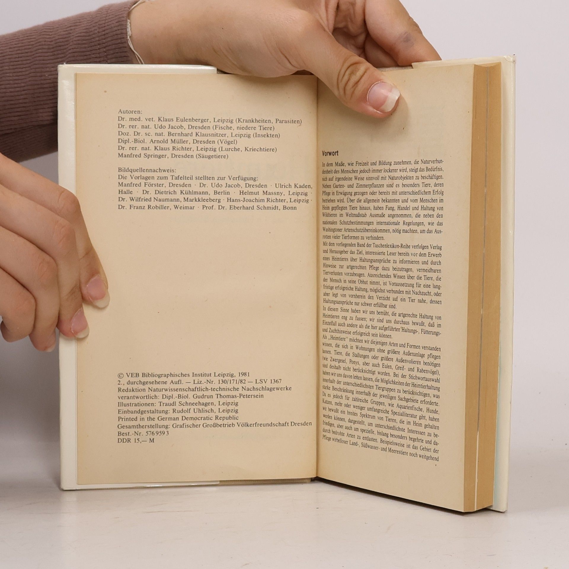 Autores varios Heimtiere