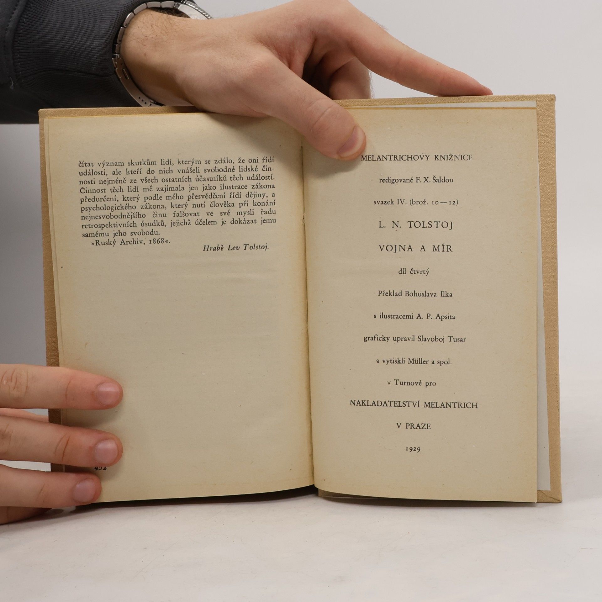 Lew Nikolajewitsch Tolstoi Vojna a mír IV