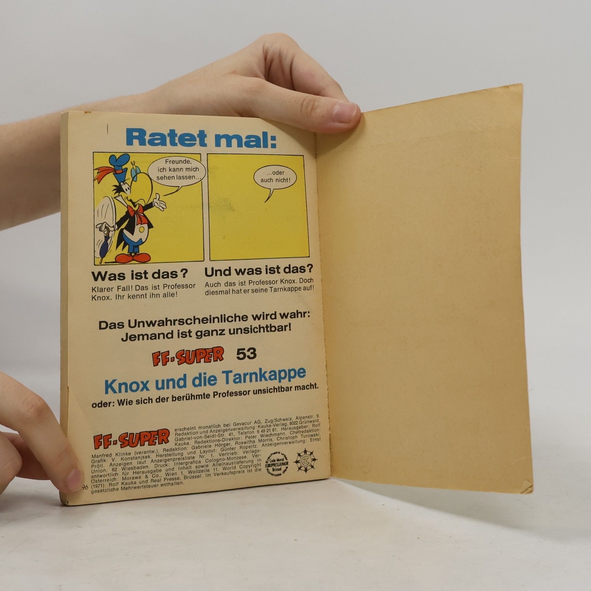 Rolf Kauka FF-Super. Nr. 51: Die Daltons spielen falsch