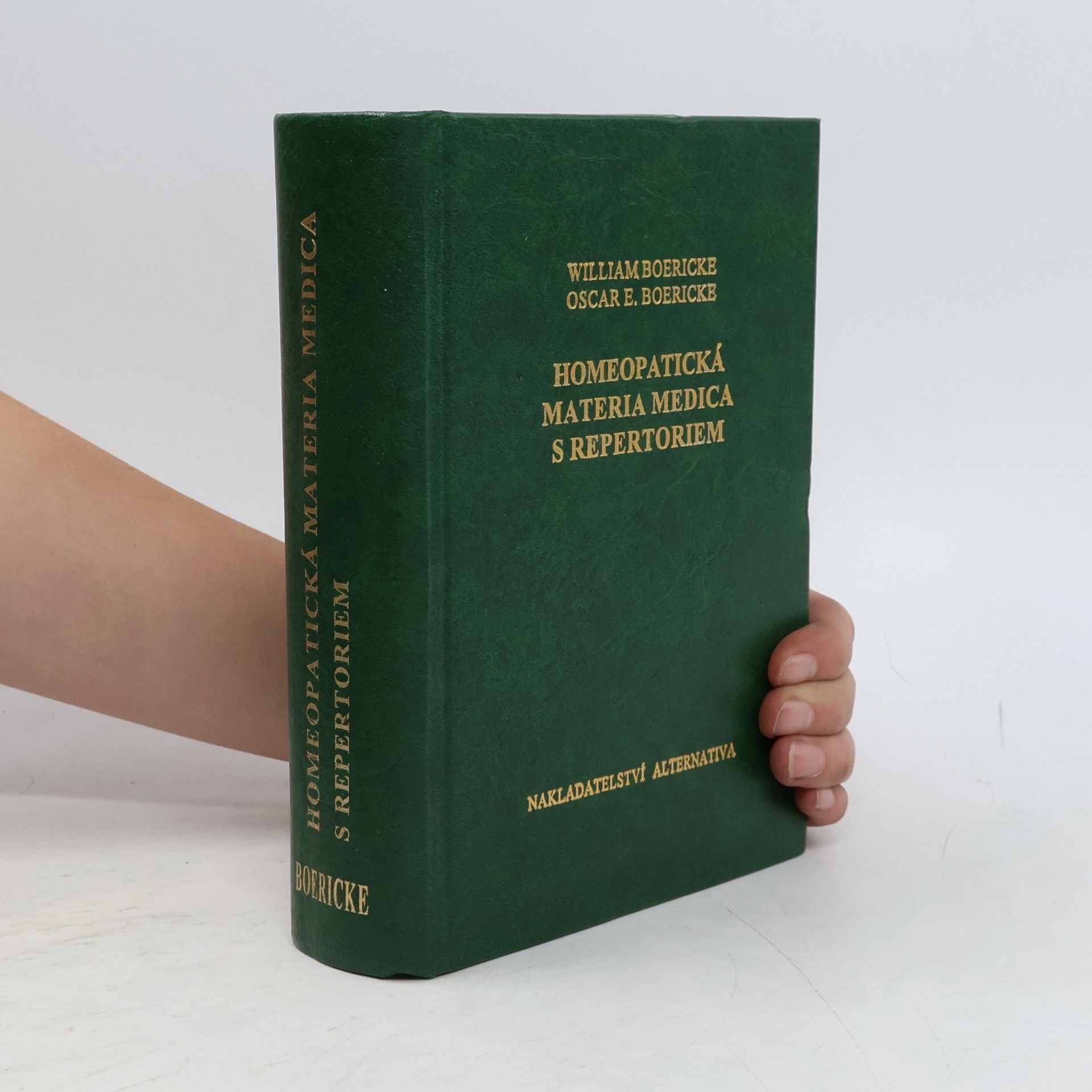 William Boericke Homeopatická materia medica s reperotiem