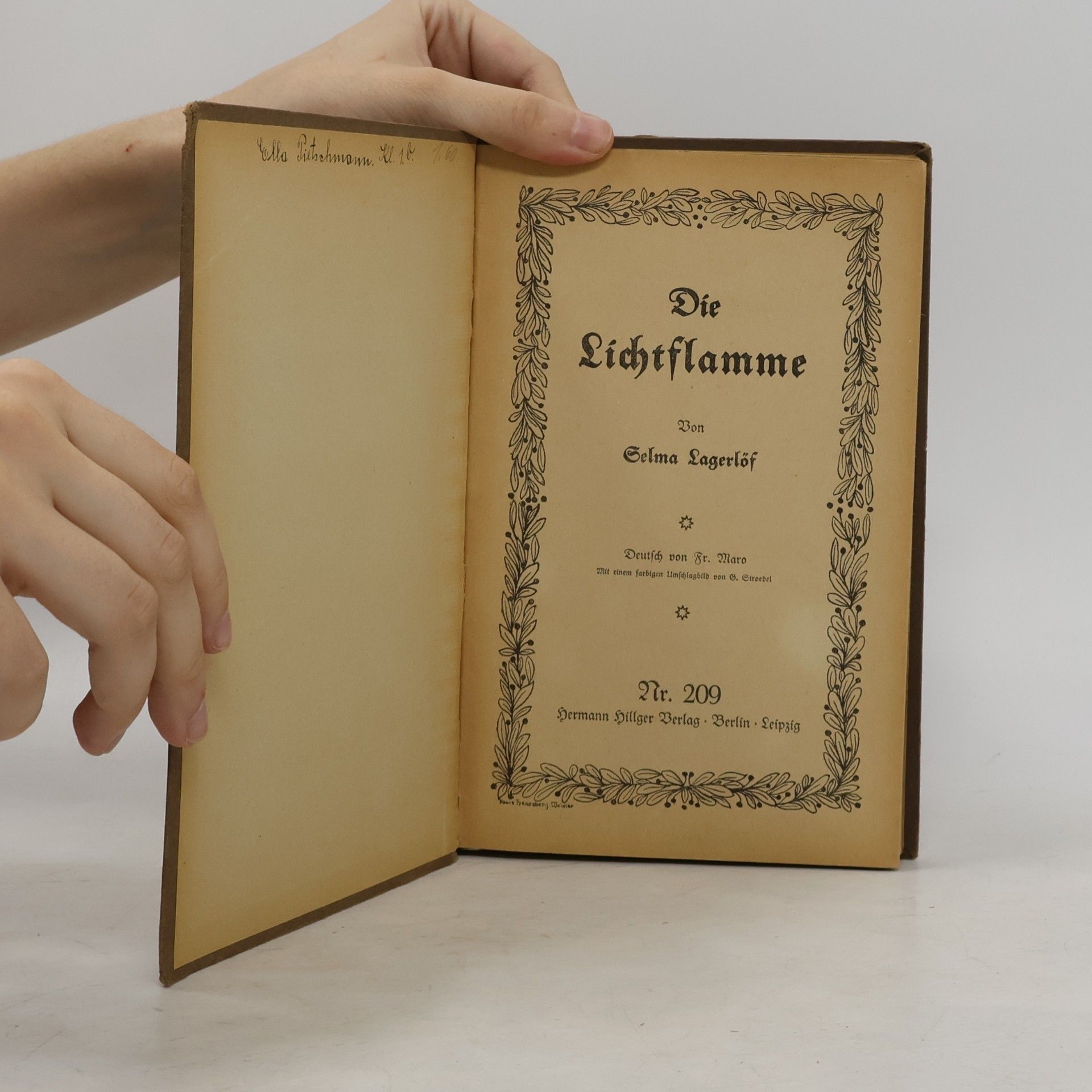 Selma Lagerlöf Die Lichtflamme