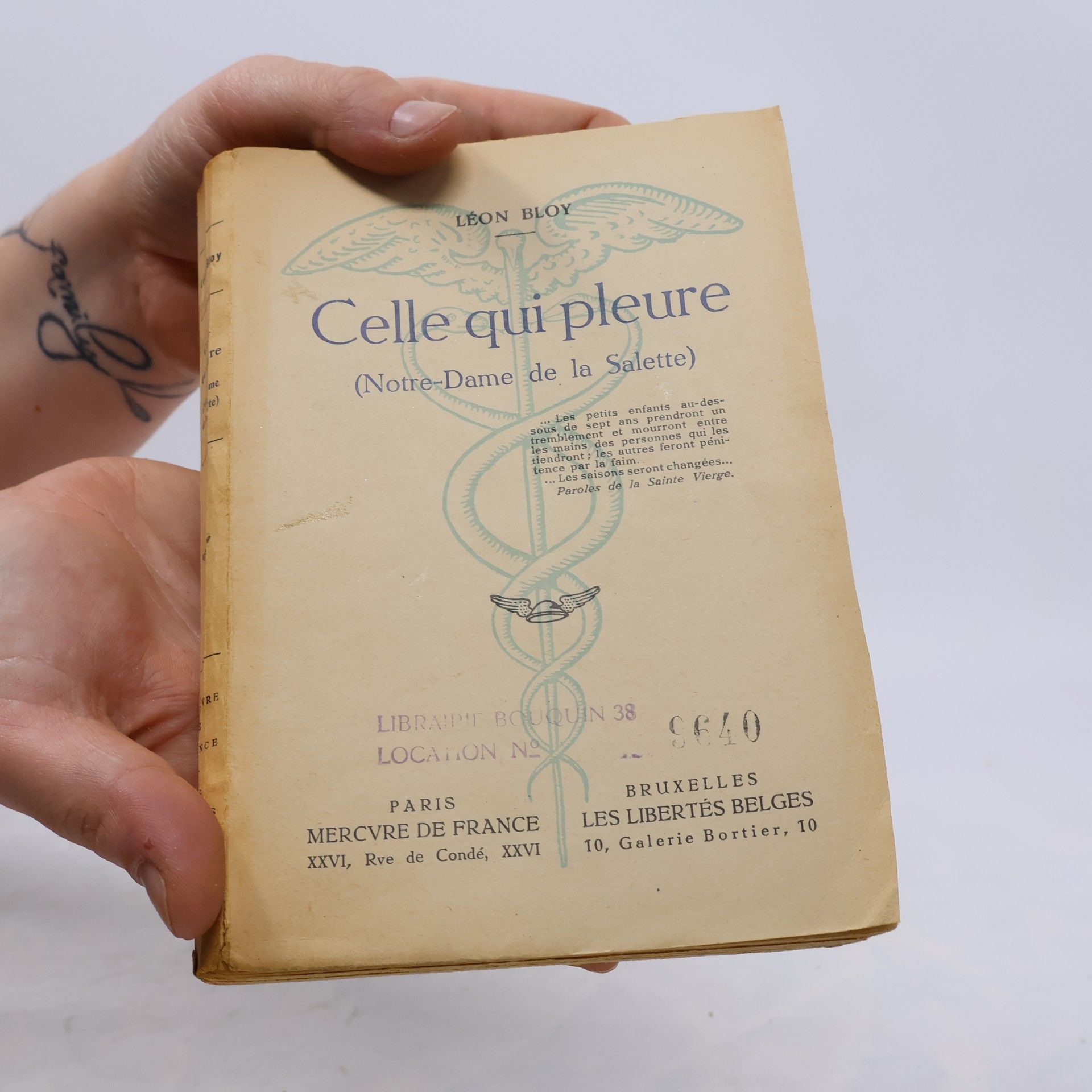 Léon Bloy Celle qui pleure