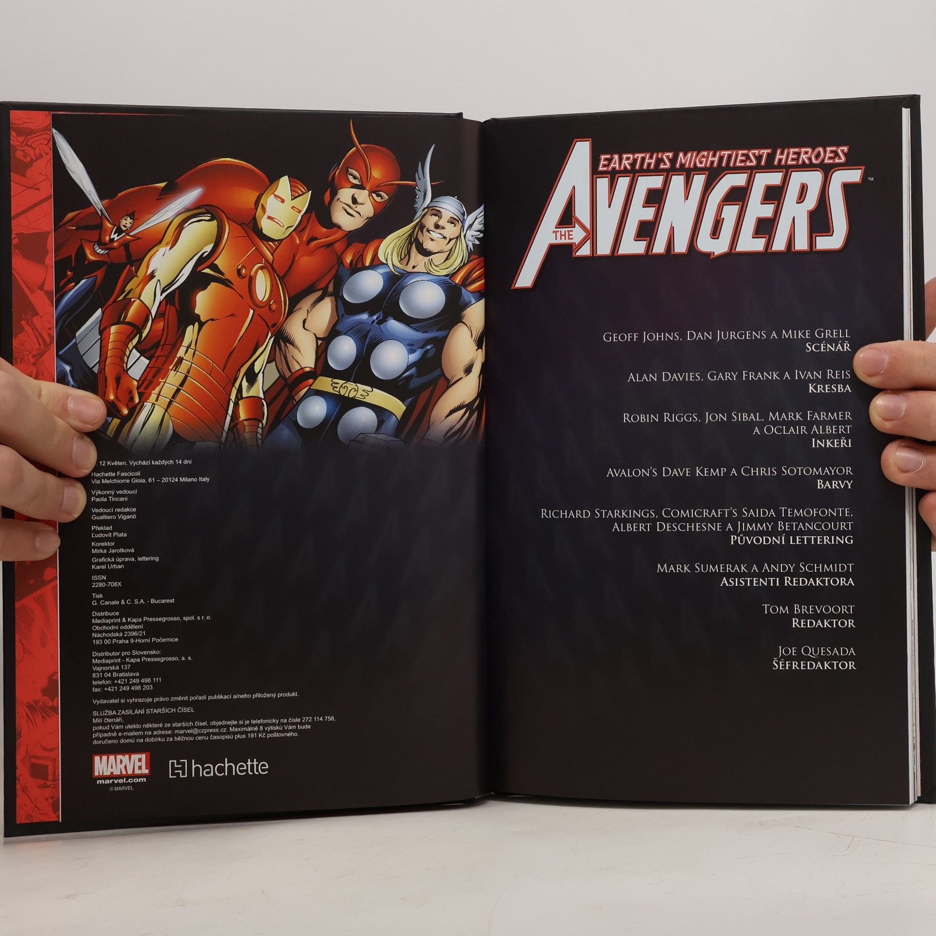 Geoff Johns Ultimátní komiksový komplet 28. Avengers. Na ostří nože