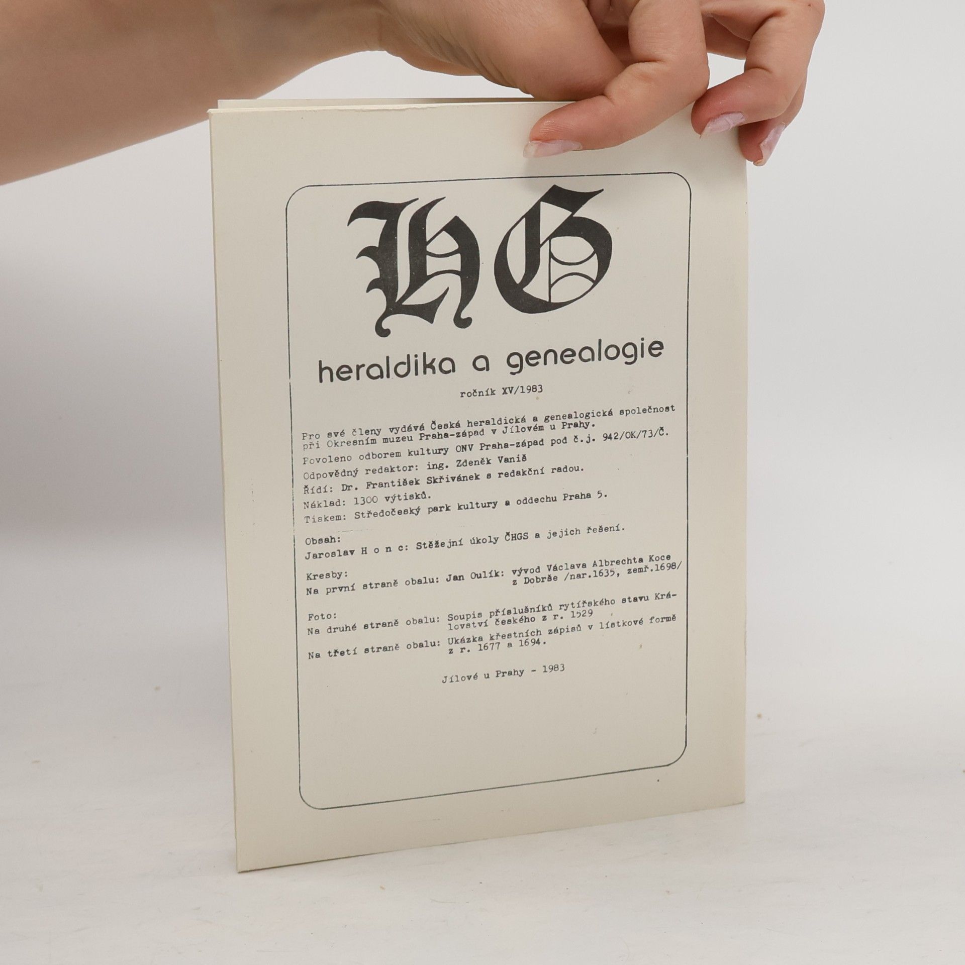 Kolektív autorov Heraldika a genealogie XV