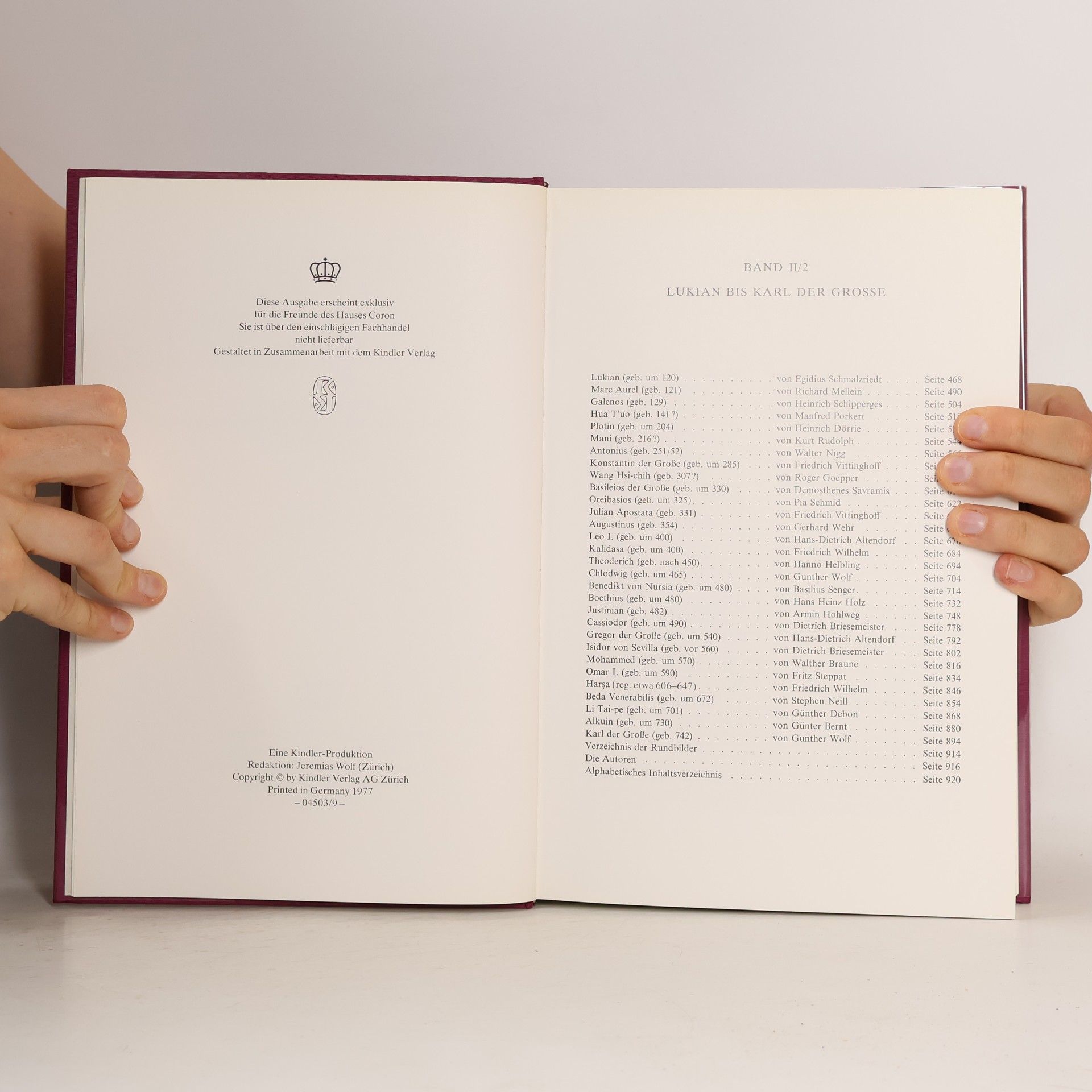 kolektiv Die grossen Leben und Leistung der sechshundert bedeutendsten Persönlichkeiten unserer Welt II/2