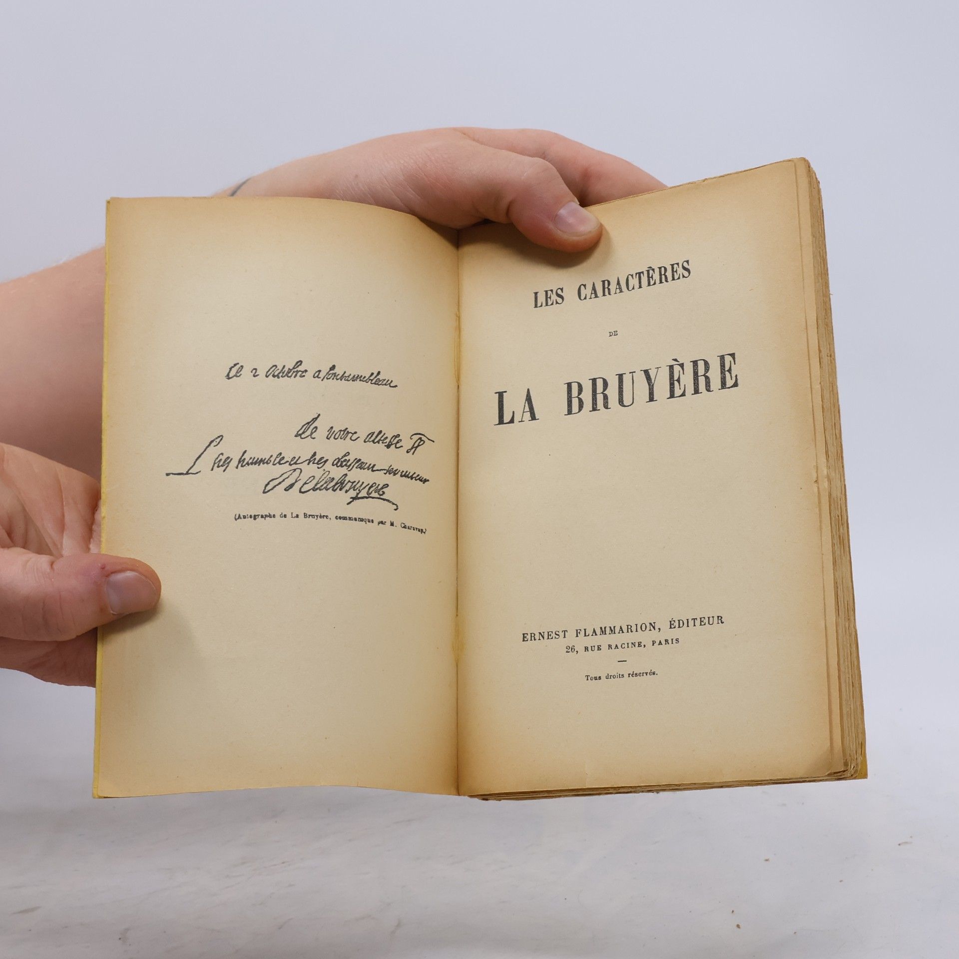 Jean de La Bruyère Les Caractères