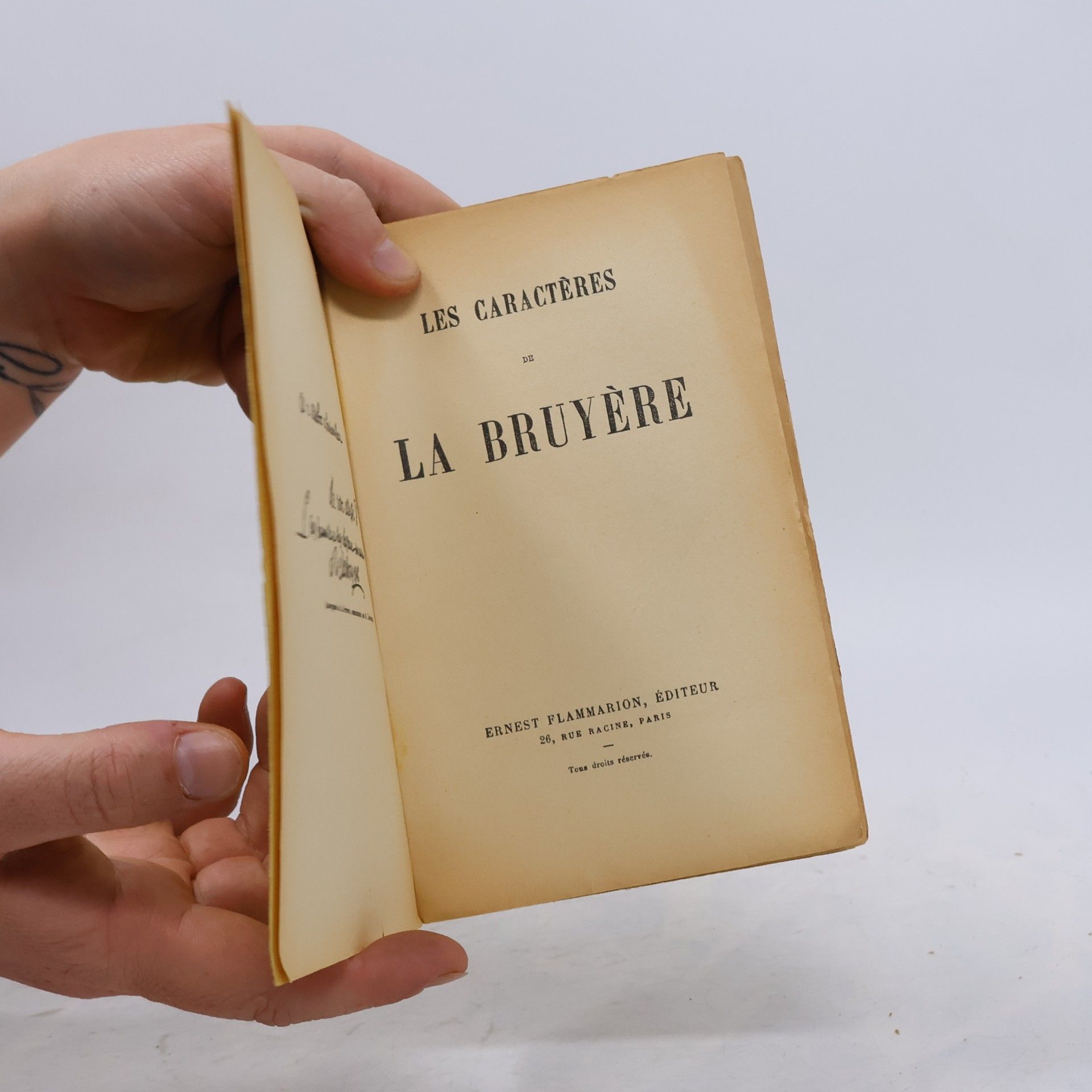 Jean de La Bruyère Les Caractères