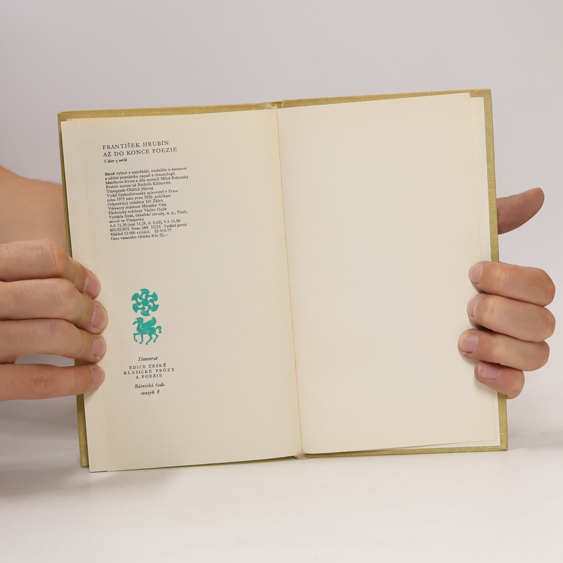 František Hrubín Až do konce poezie