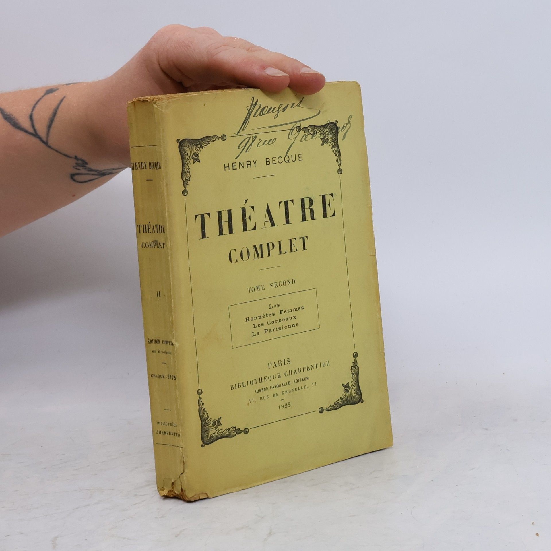 Henry Becque Théâtre complet II.