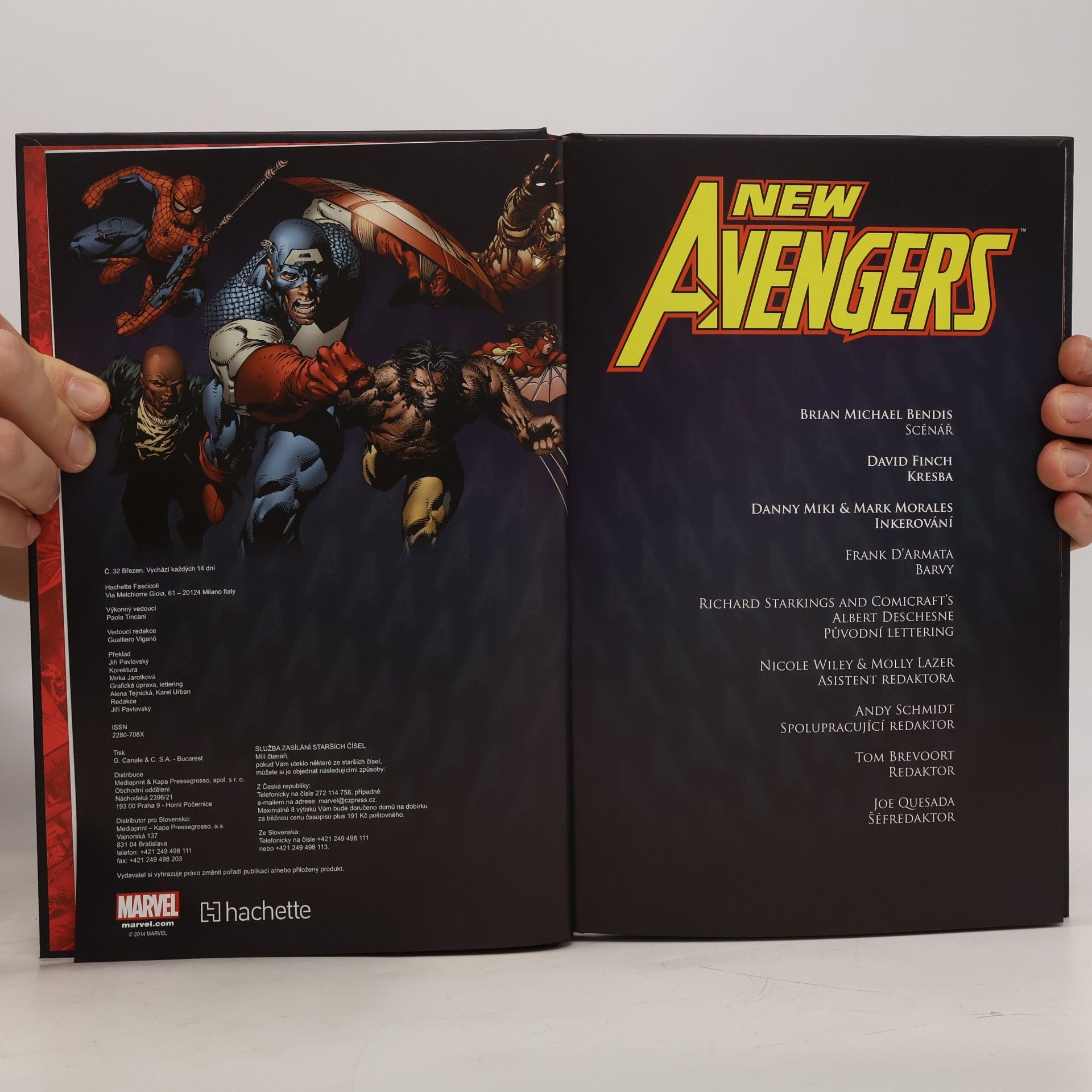 Brian Michael Bendis Ultimátní komiksový komplet 31. New Avengers. Útěk