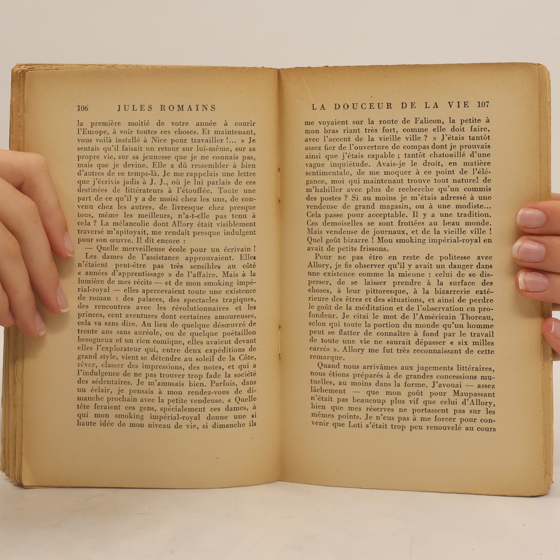 Jules Romains La Douceur de la vie