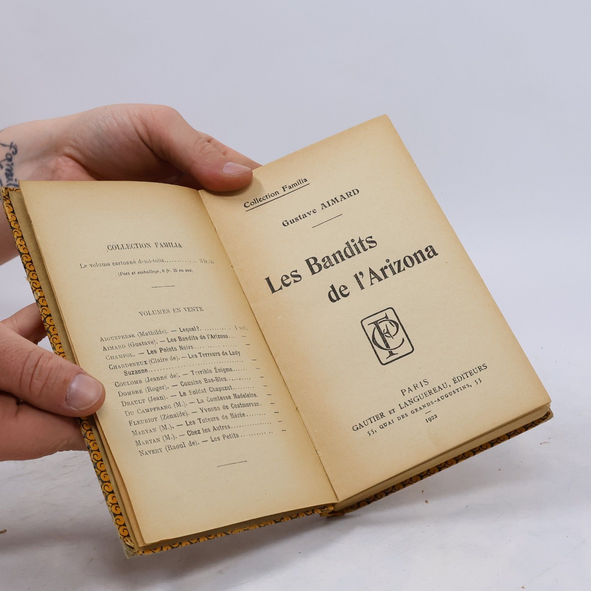 Gustave Aimard Les Bandits de l'Arizona