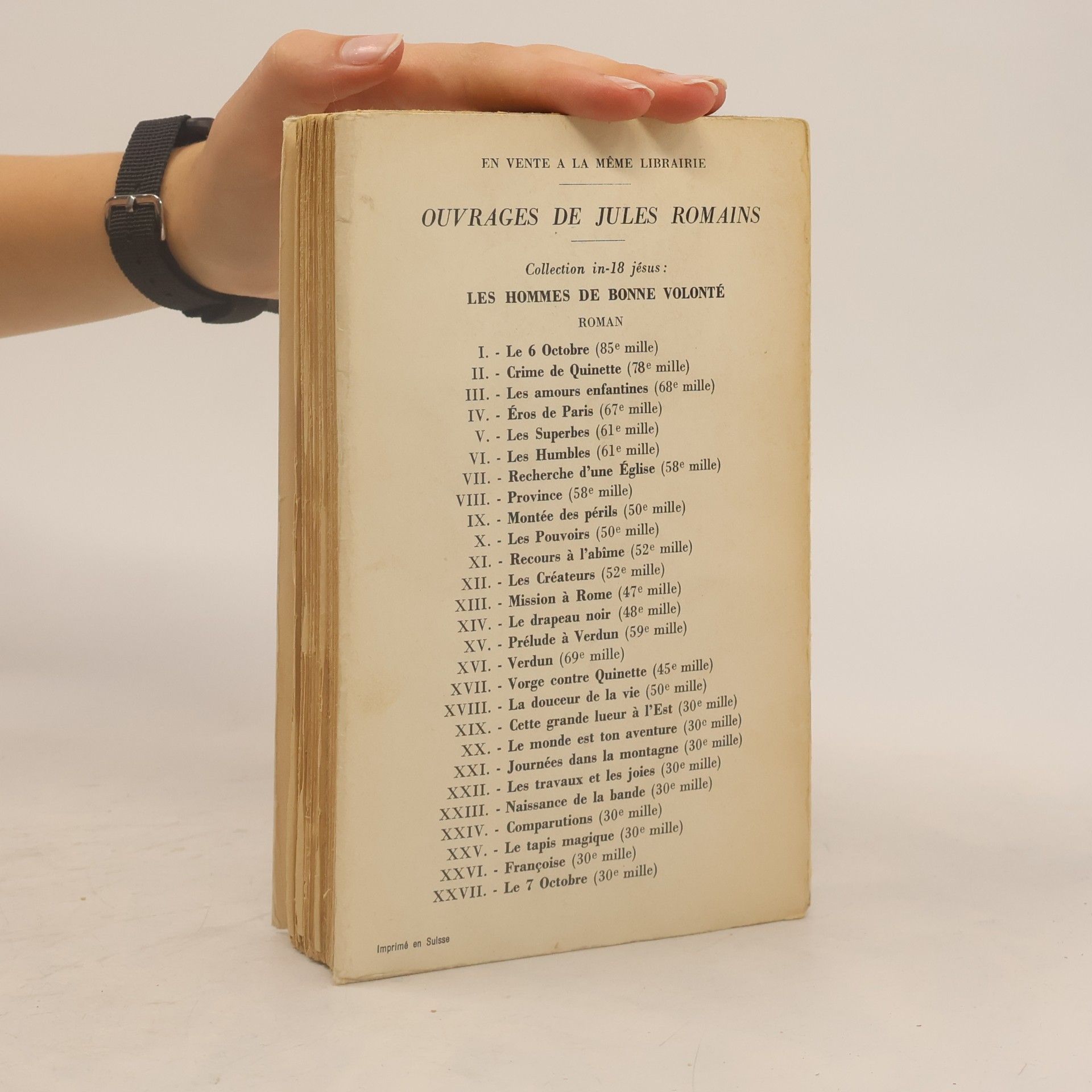 Jules Romains Les Hommes de bonne volonté XXIV. Comparutions