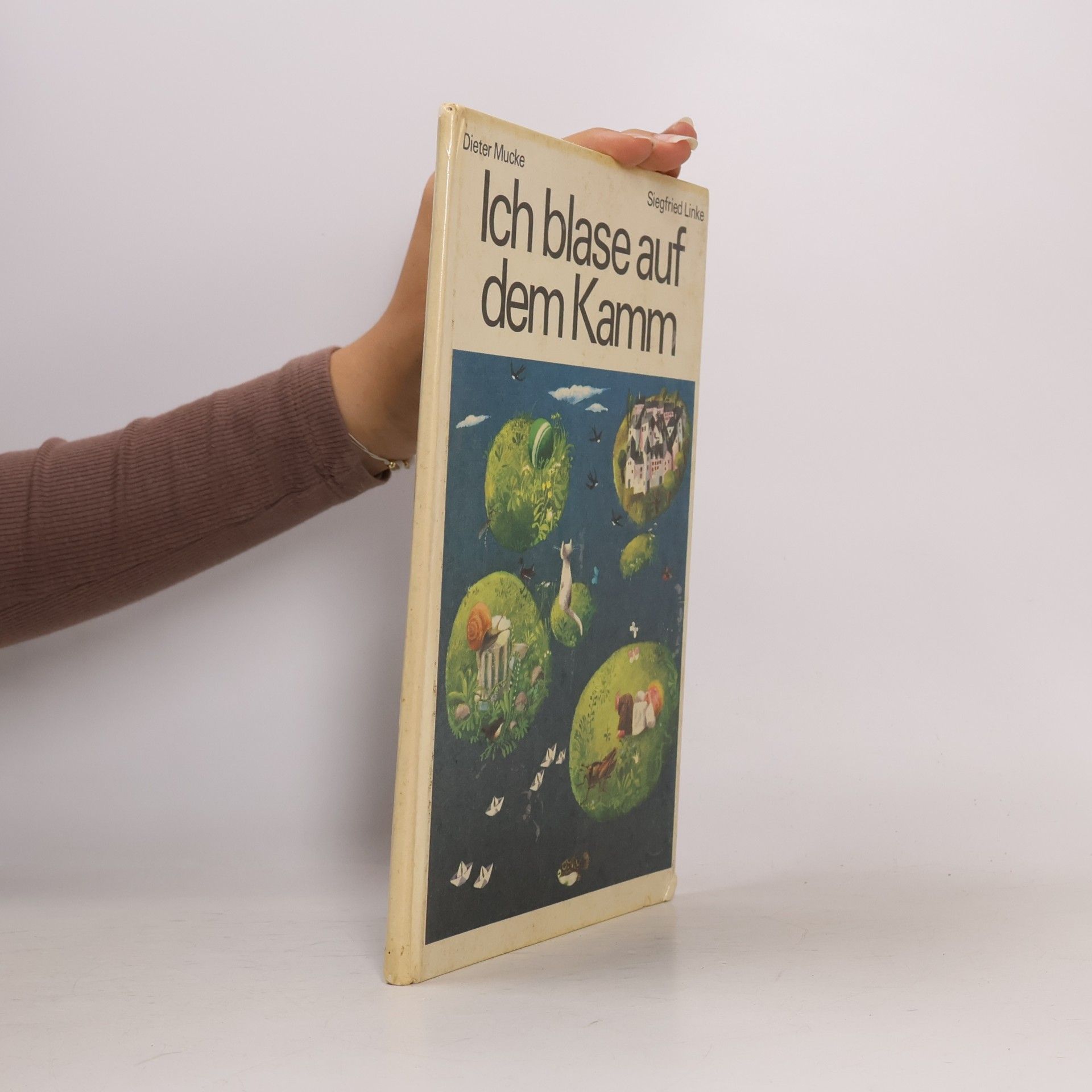 Ich blase auf dem Kamm
