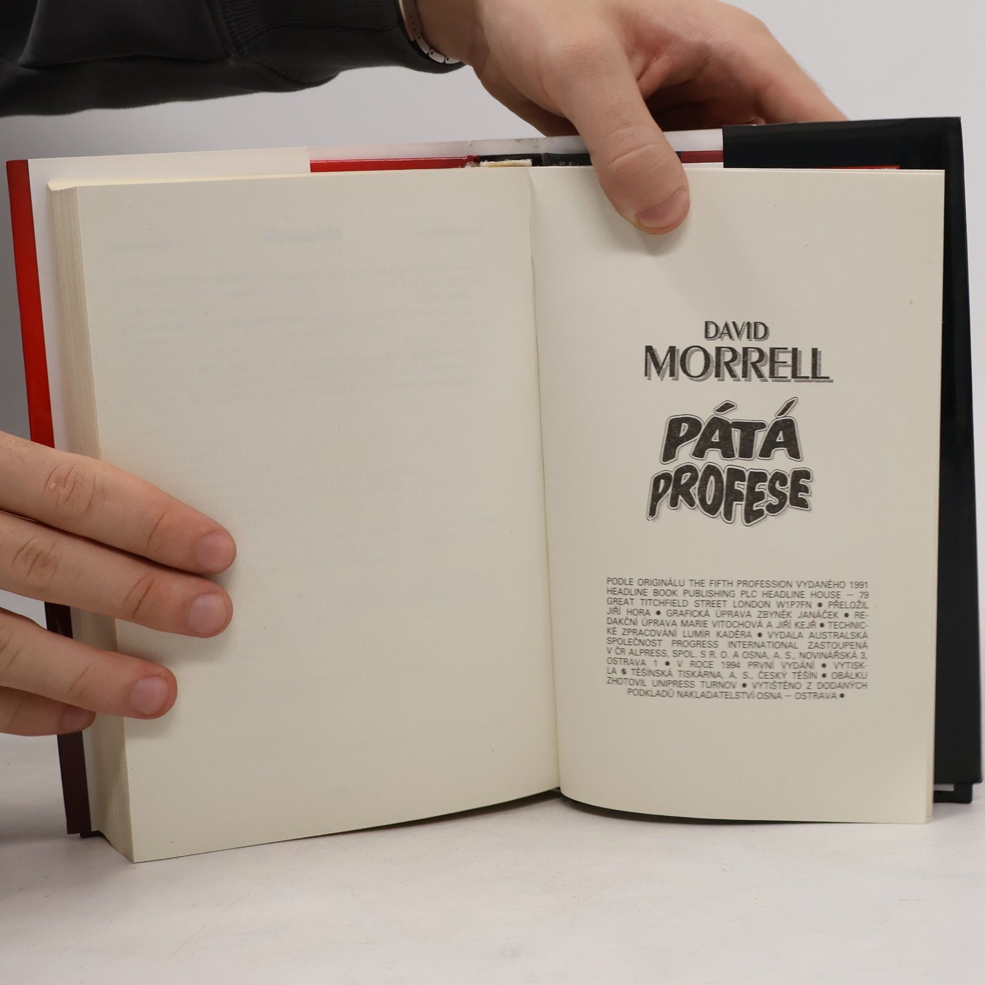 David Morrell Pátá profese