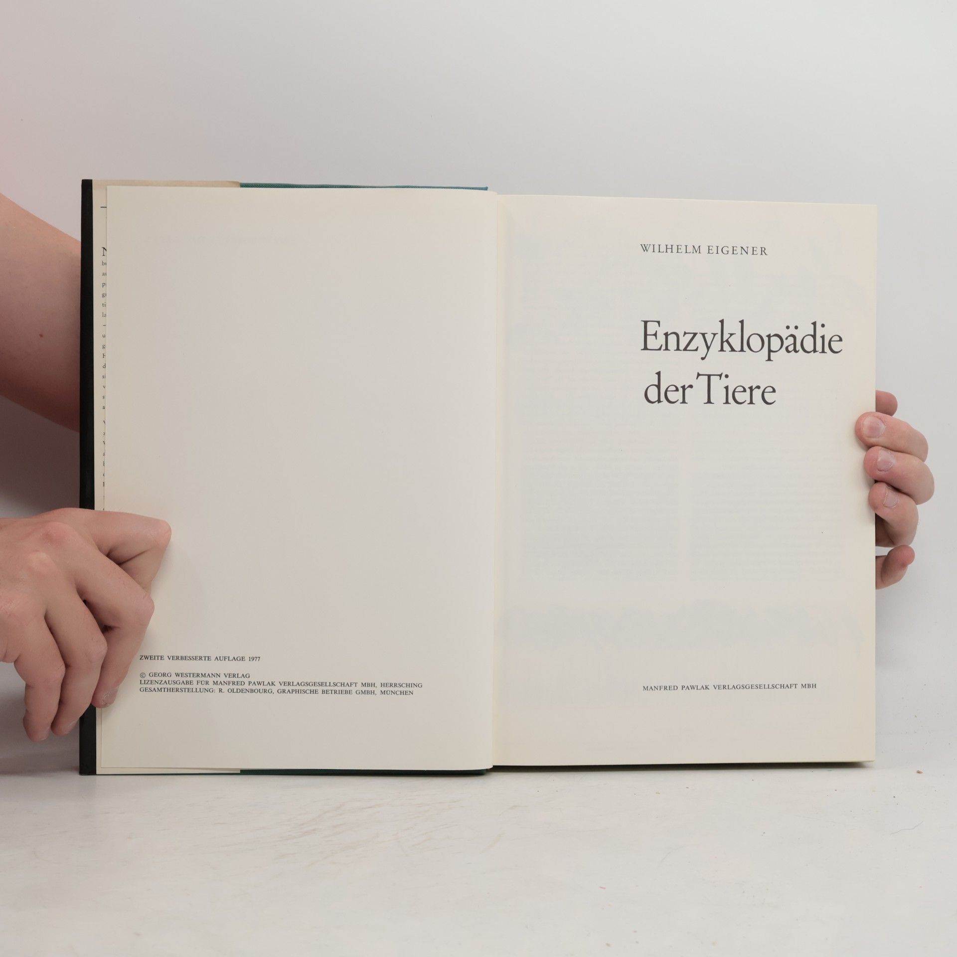 Wilhelm Eigener Enzyklopädie der Tiere 2