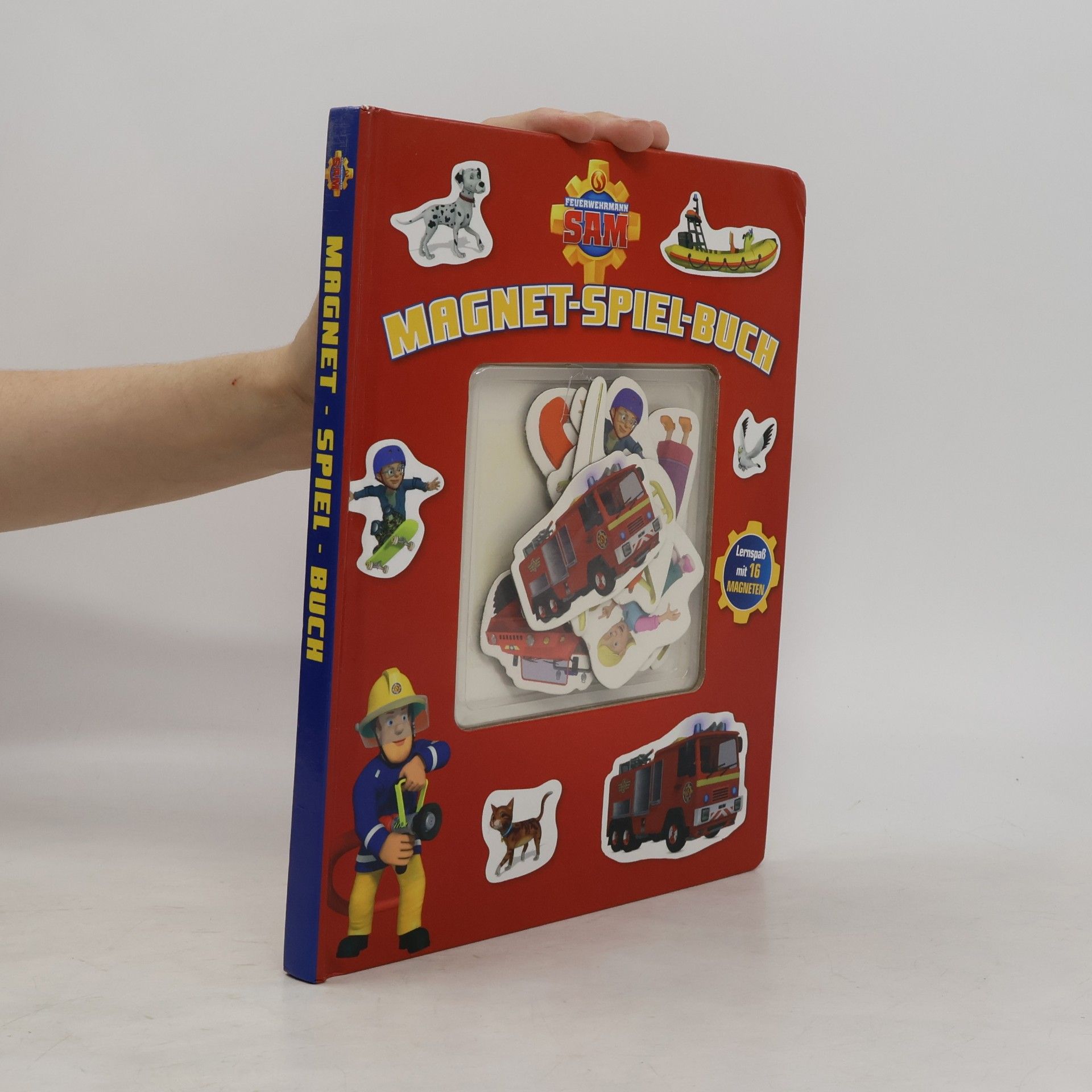 Schwager und Steinlein Feuerwehrmann Sam. Magnet-Spiel-Buch