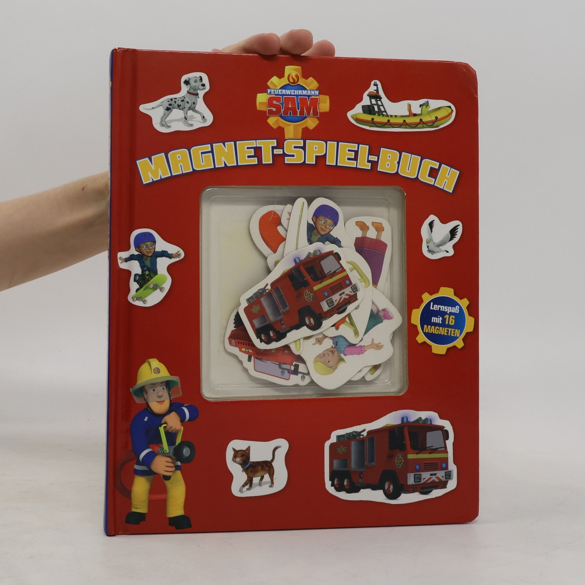 Schwager und Steinlein Feuerwehrmann Sam. Magnet-Spiel-Buch