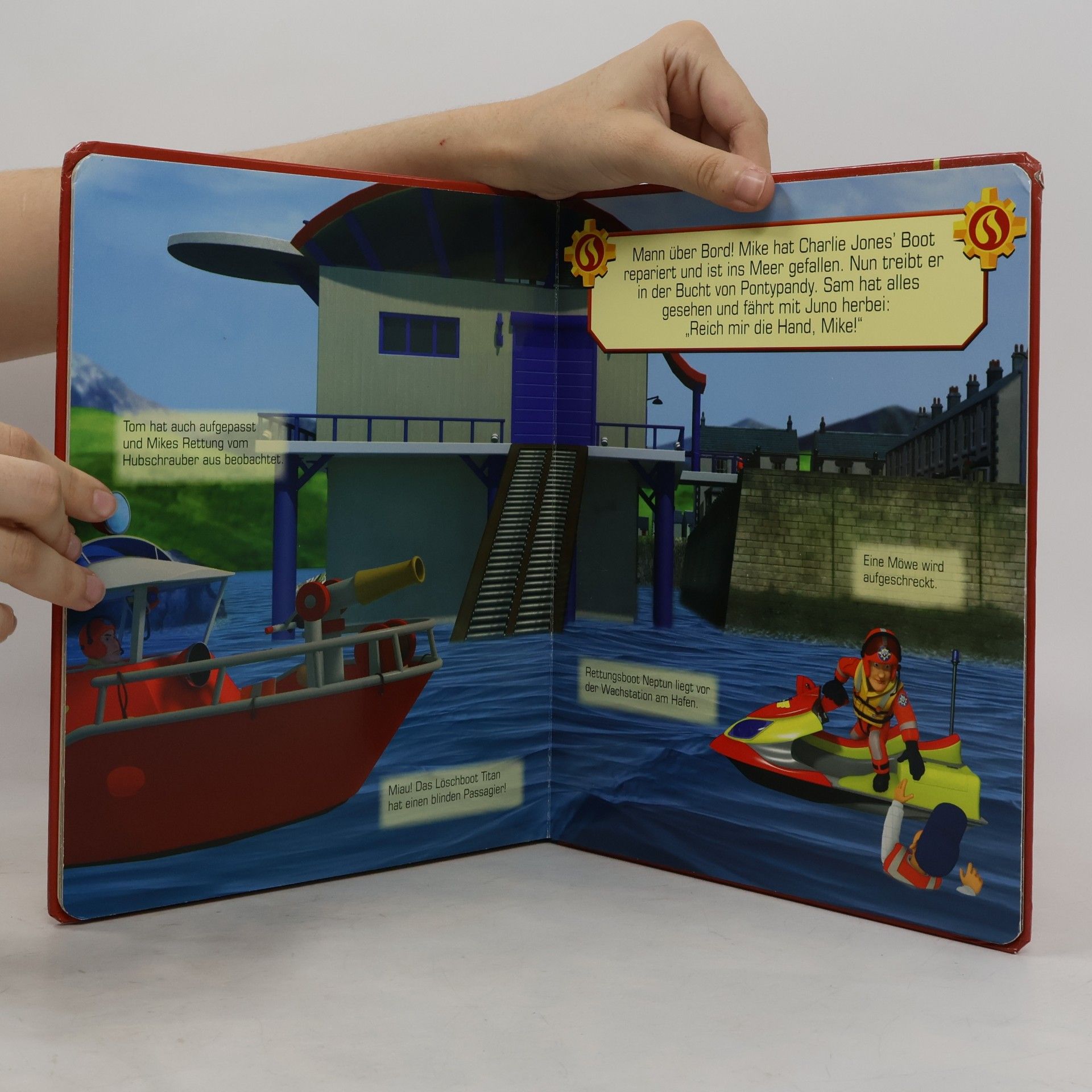 Schwager und Steinlein Feuerwehrmann Sam. Magnet-Spiel-Buch