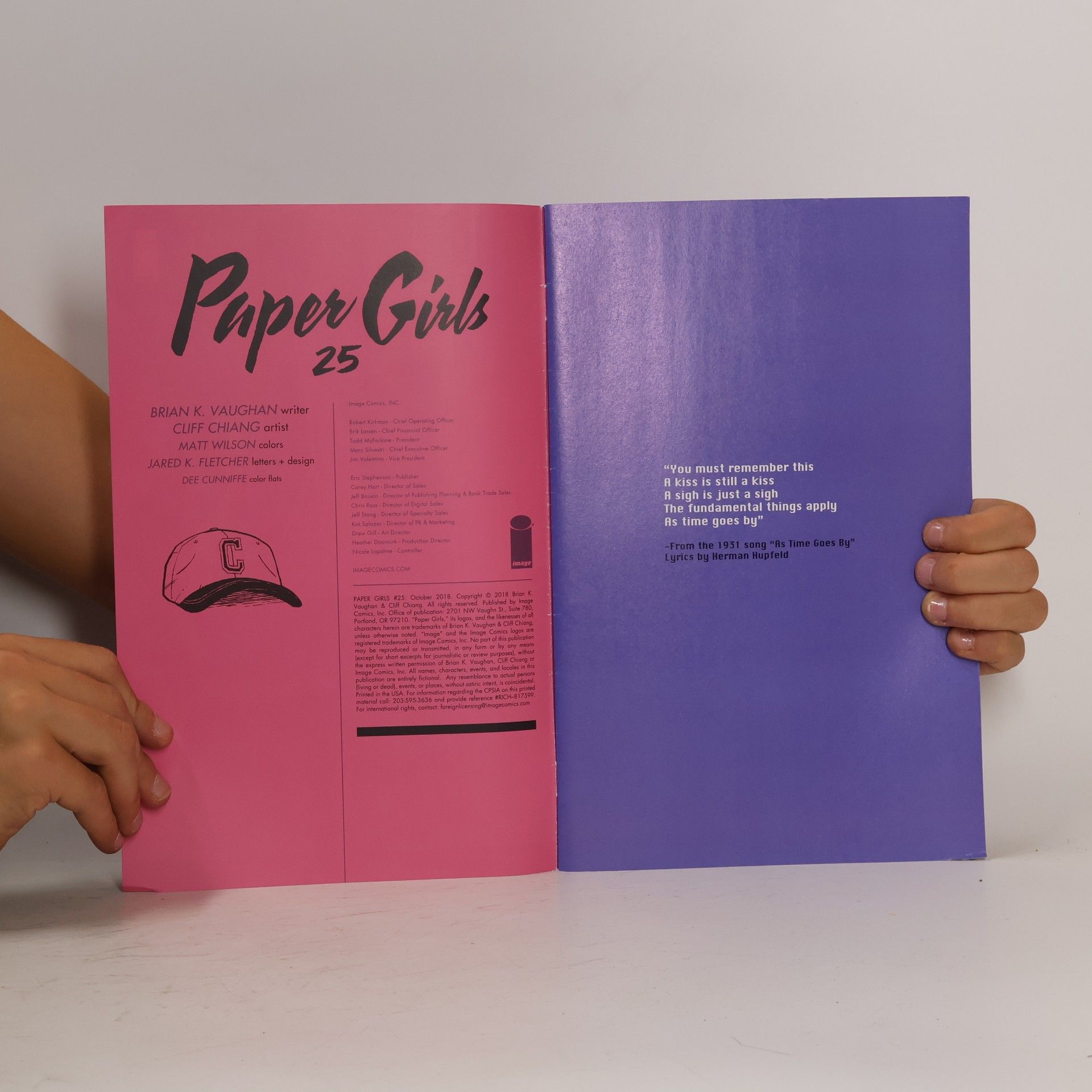 Brian Vaughan Paper Girls 25