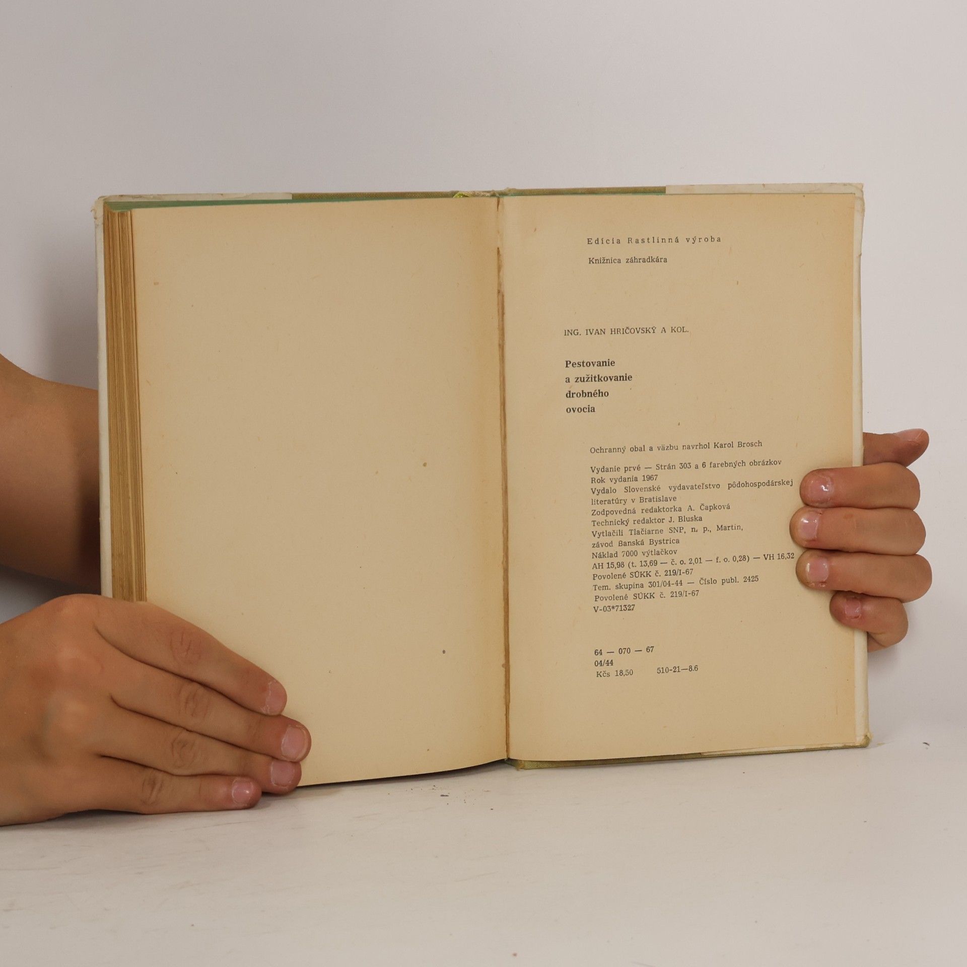 Ivan Hričovský Pestovanie a zužitkovanie drobného ovocia