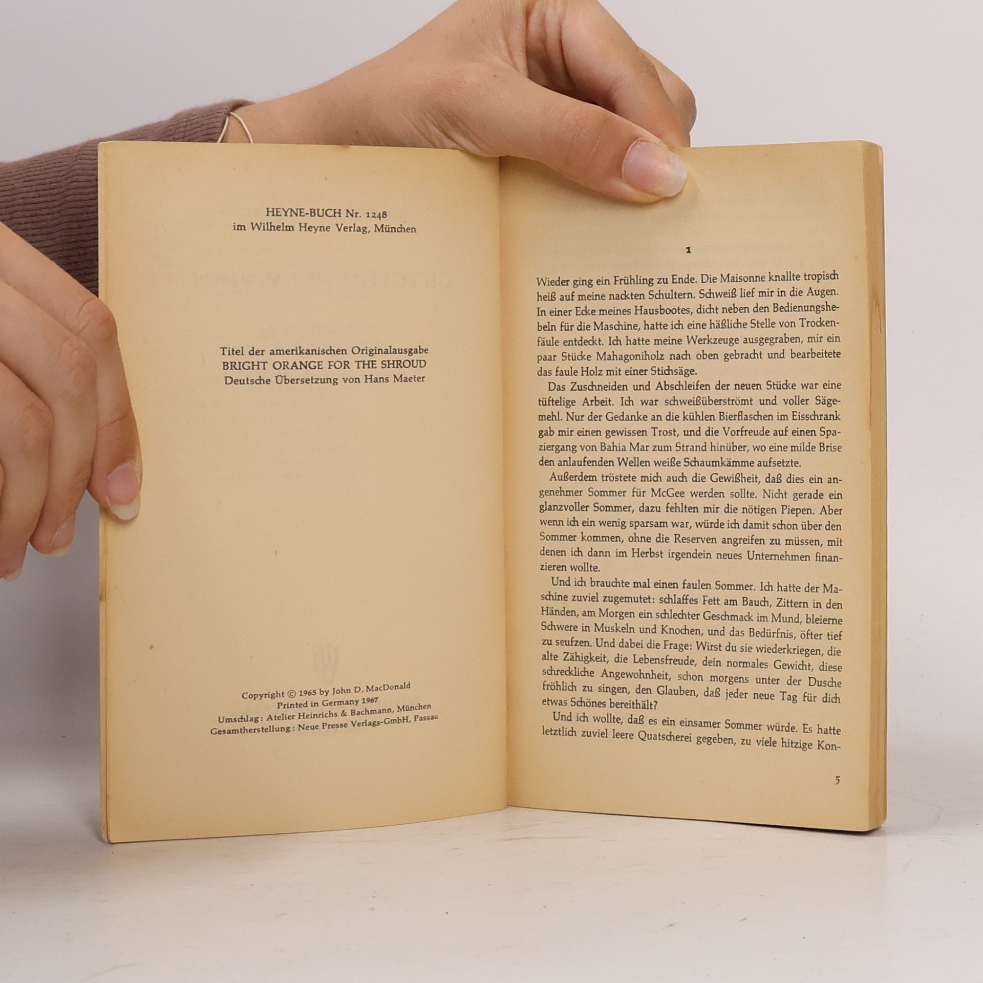 John D. MacDonald Giftgrün für Vivian