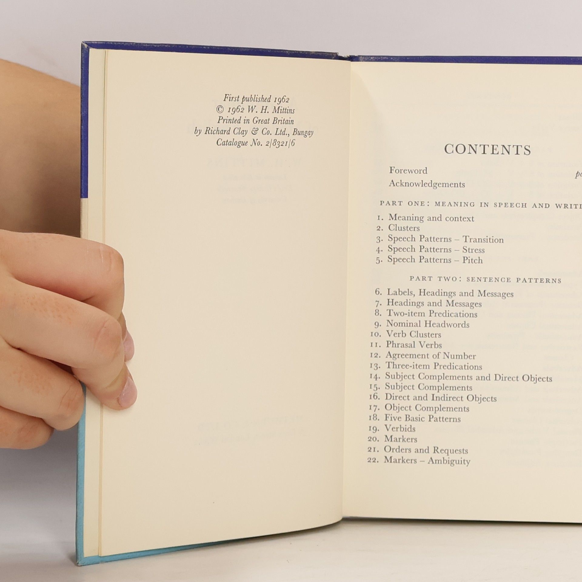 W. H. Mittins A Grammar of Modern English