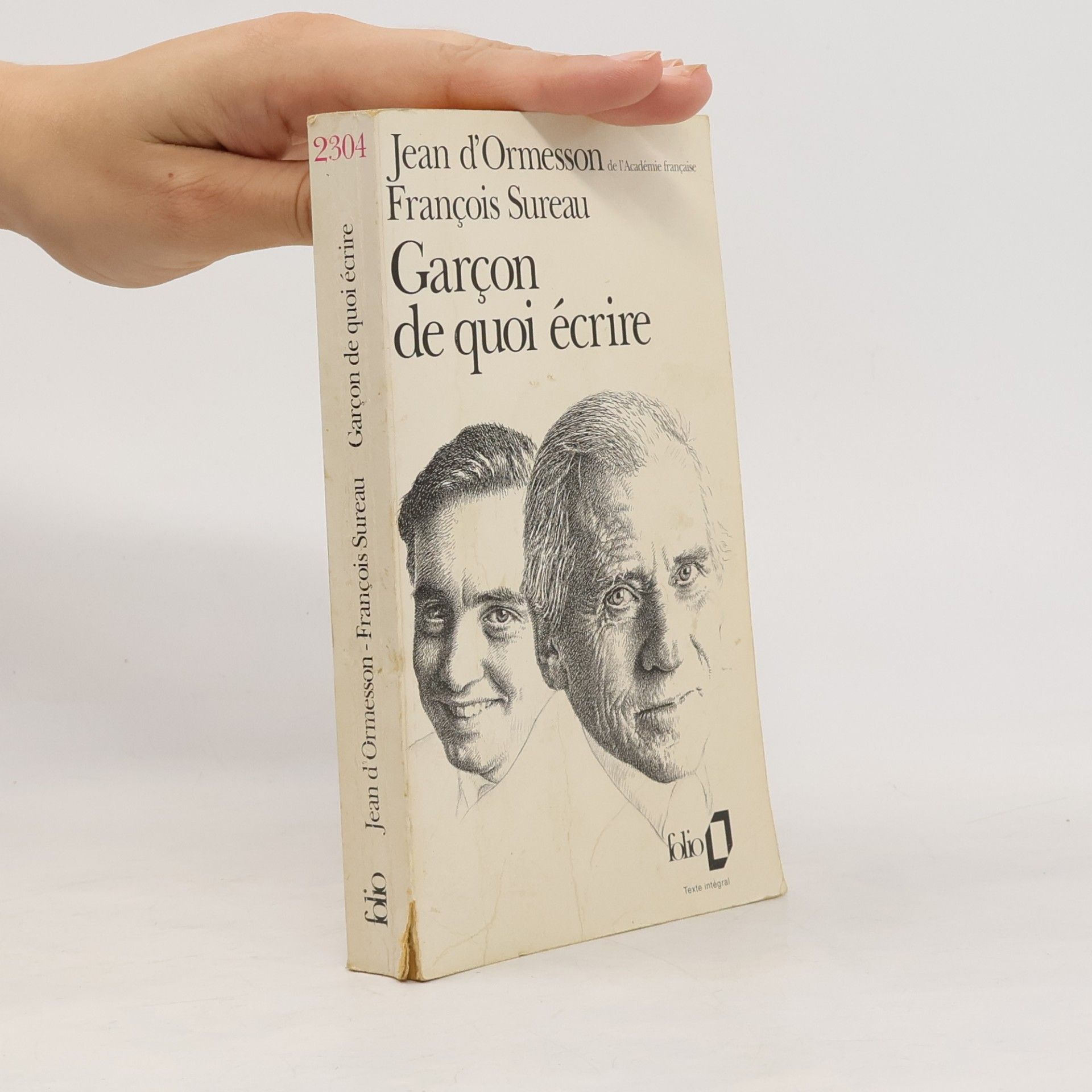 Jean d'Ormesson Garcon de Quoi Ecrire