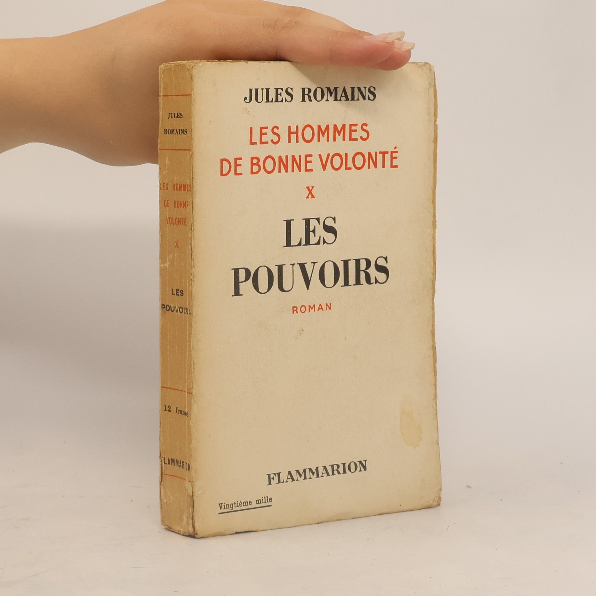 Jules Romains Les Hommes de Bonne Volonté X.
