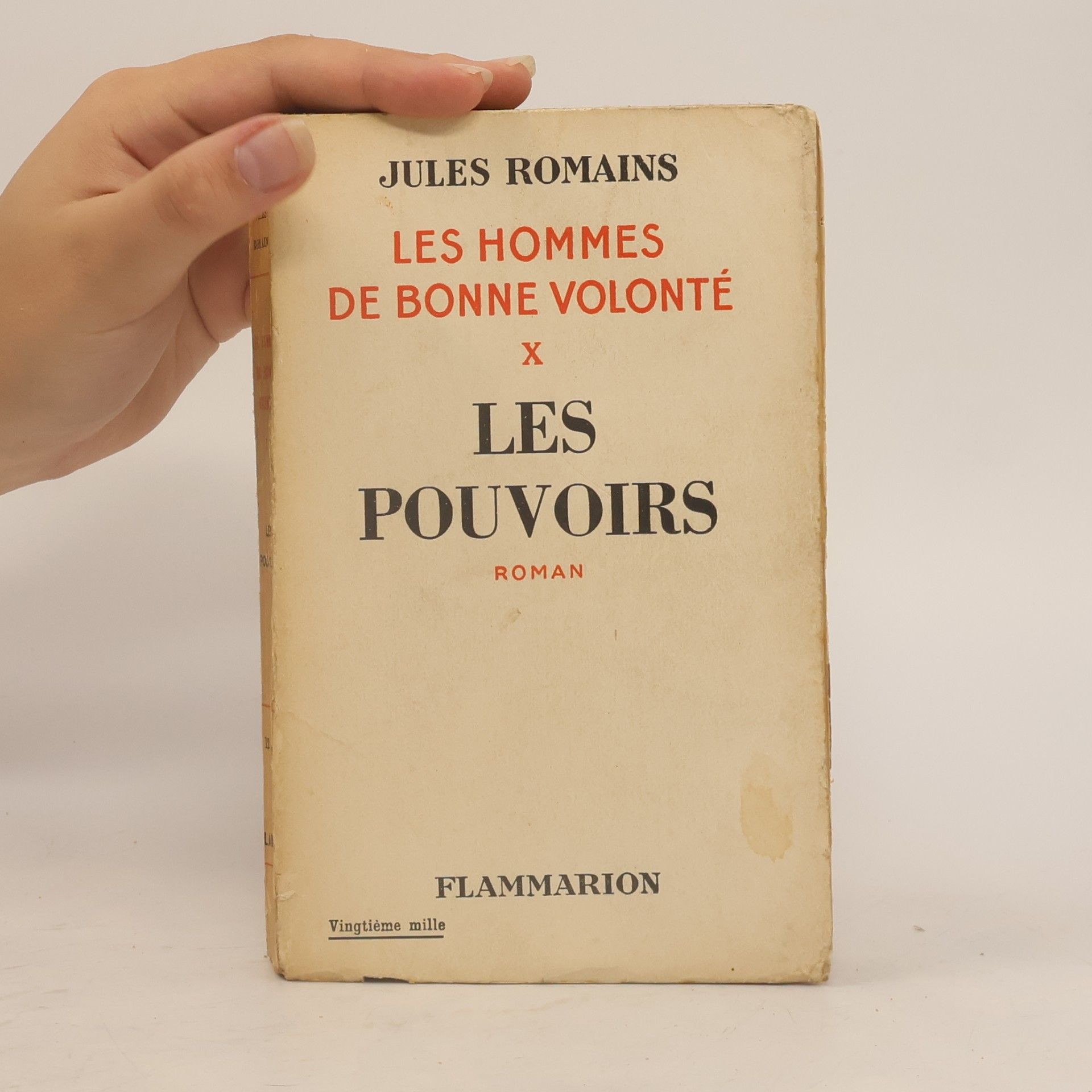 Jules Romains Les Hommes de Bonne Volonté X.