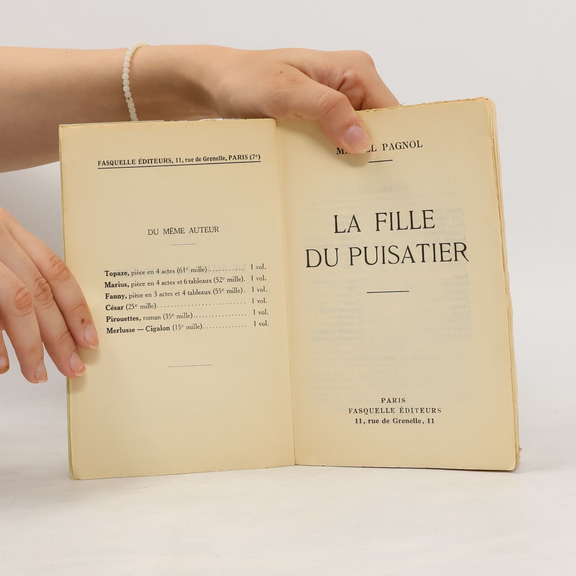Marcel Pagnol La Fille du Puisatier
