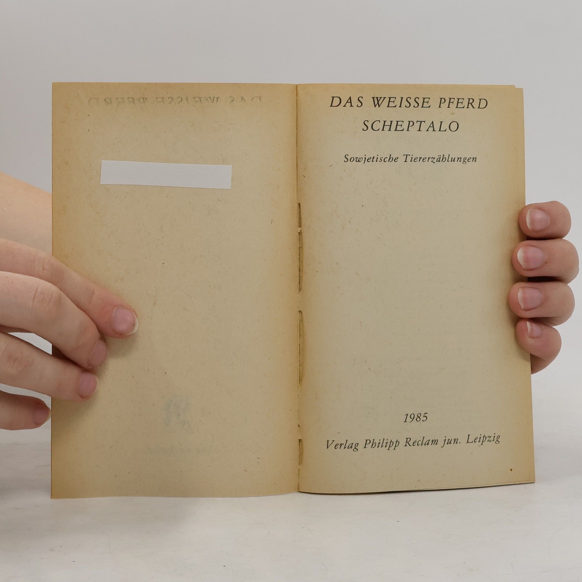 Autorenkollektiv Das weiße Pferd Scheptalo
