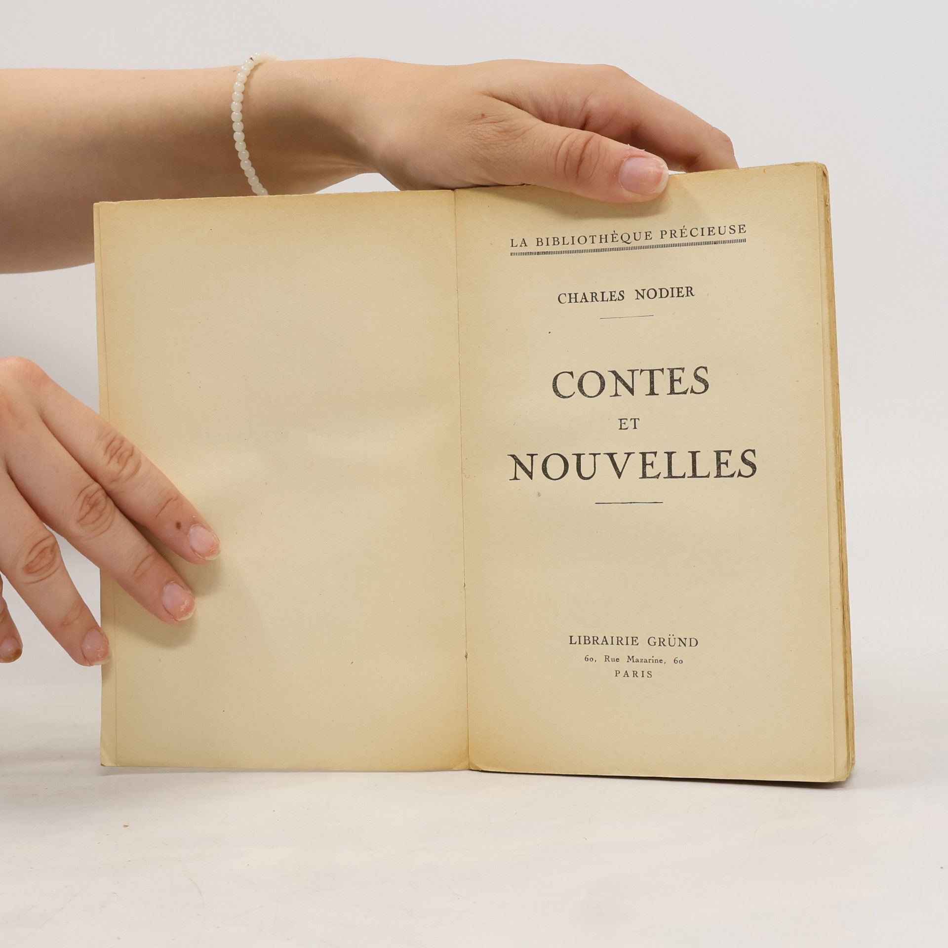 Charles Nodier Contes et nouvelles