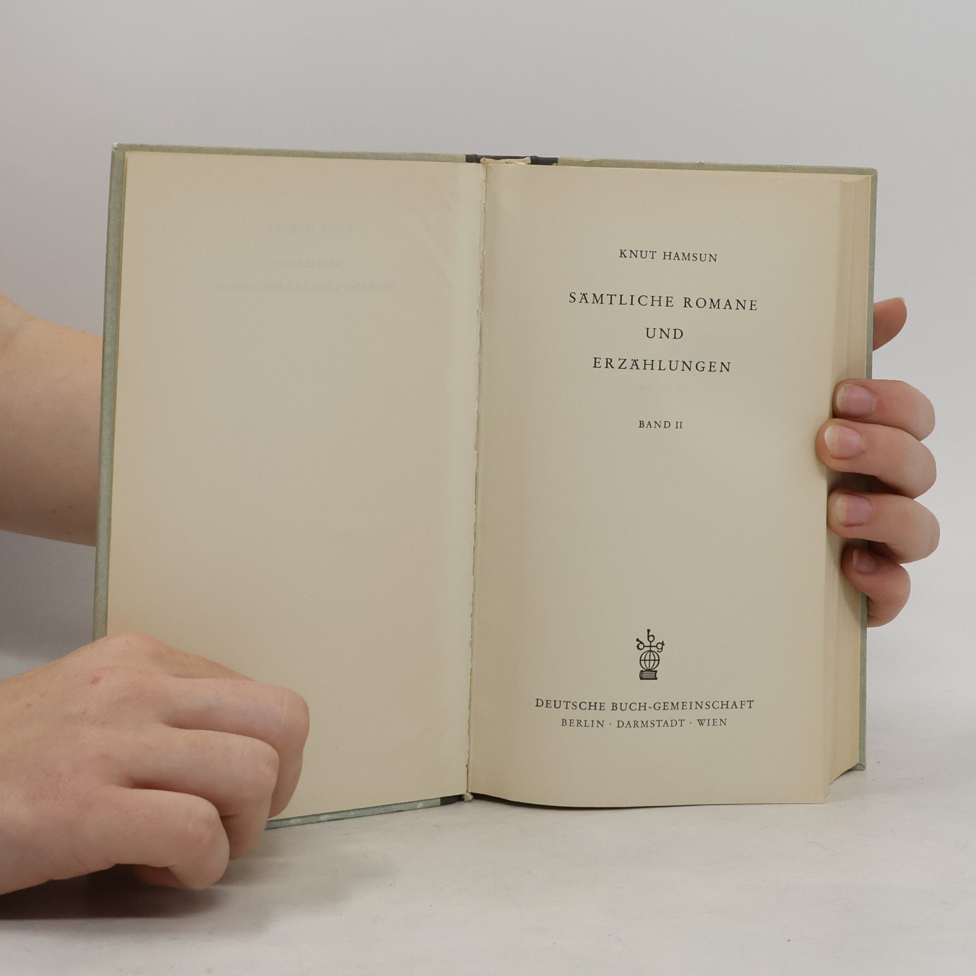 Knut Hamsun Sämtliche Romane und Erzählungen. Band II.