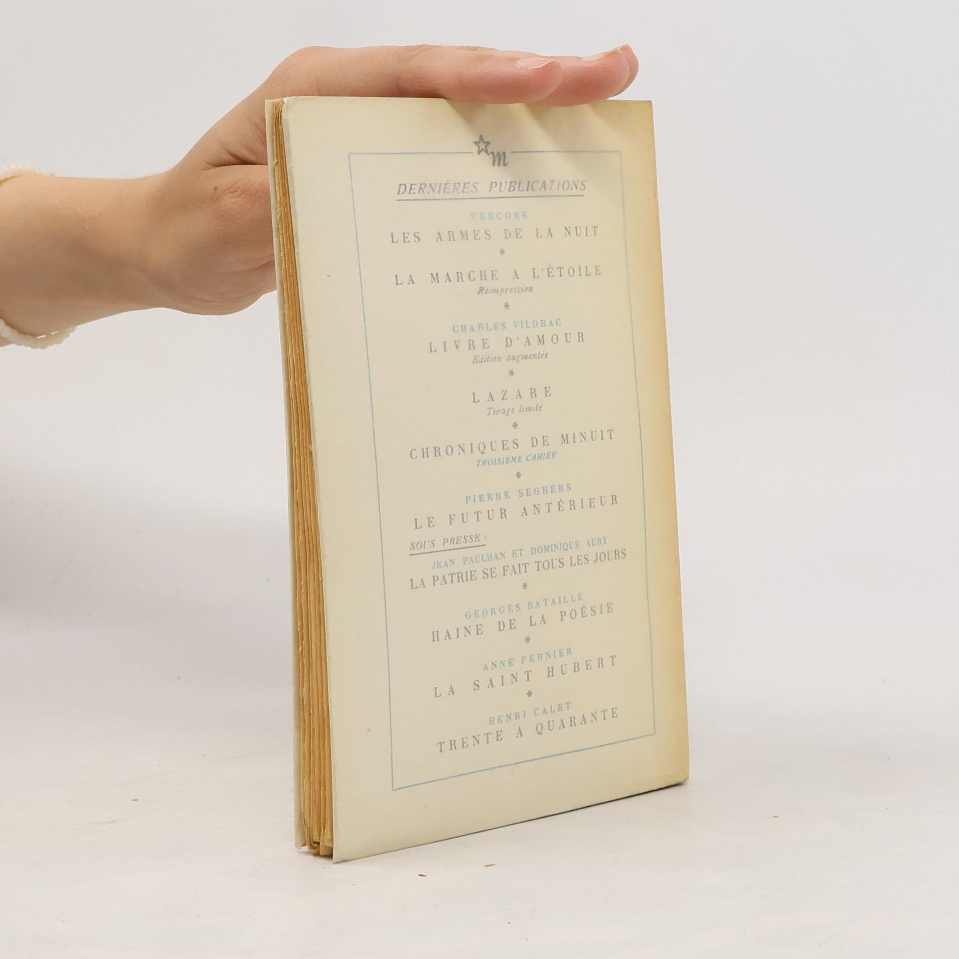 AA.VV. Le cahier noir