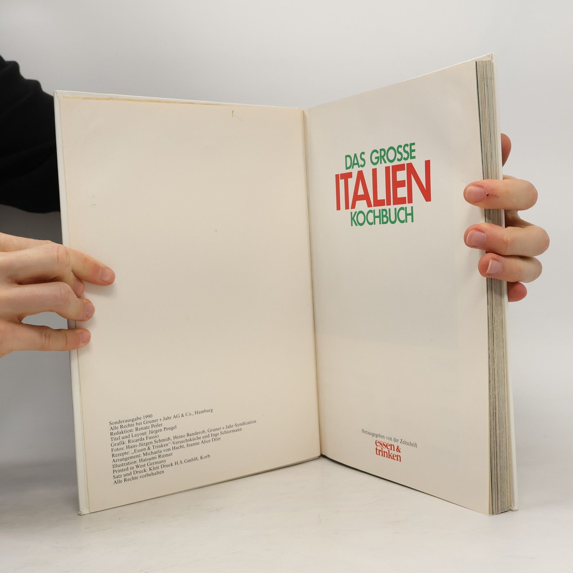 Kolektiv autorů Das grose Italien Kochbuch