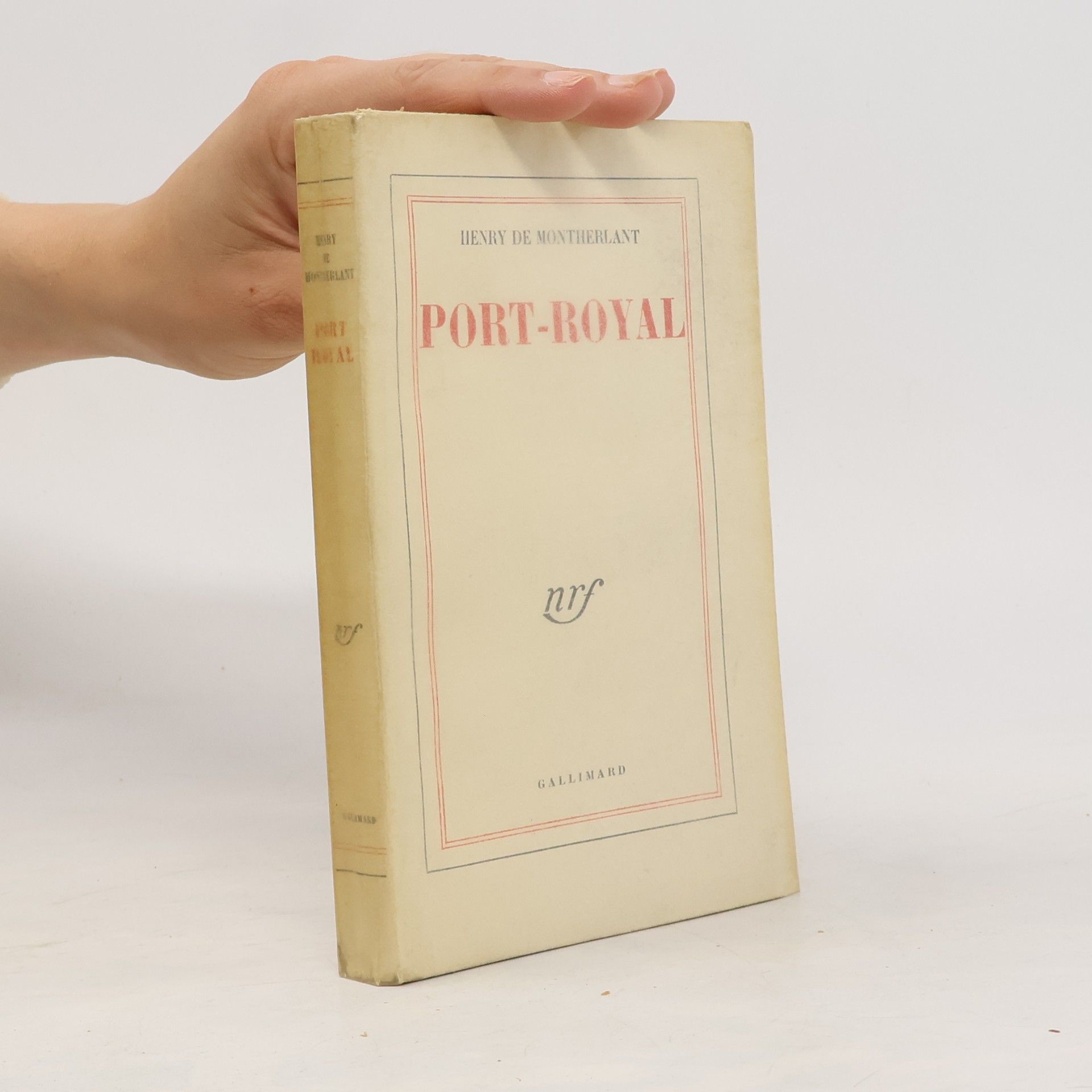 Henry de Montherlant Porte-Royal
