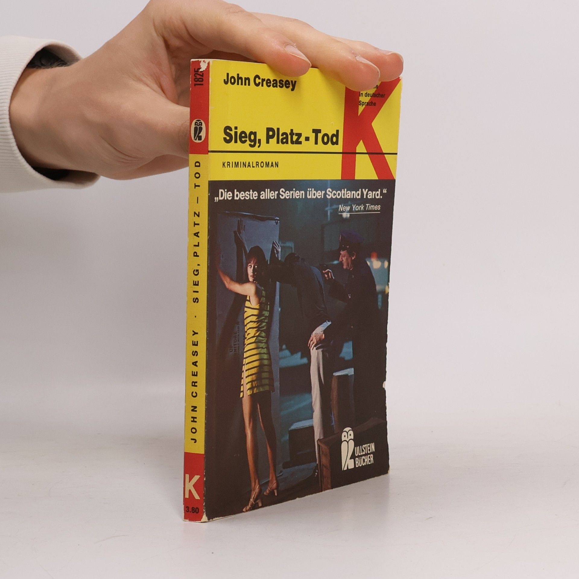 John Creasey Sieg, Platz, Tod