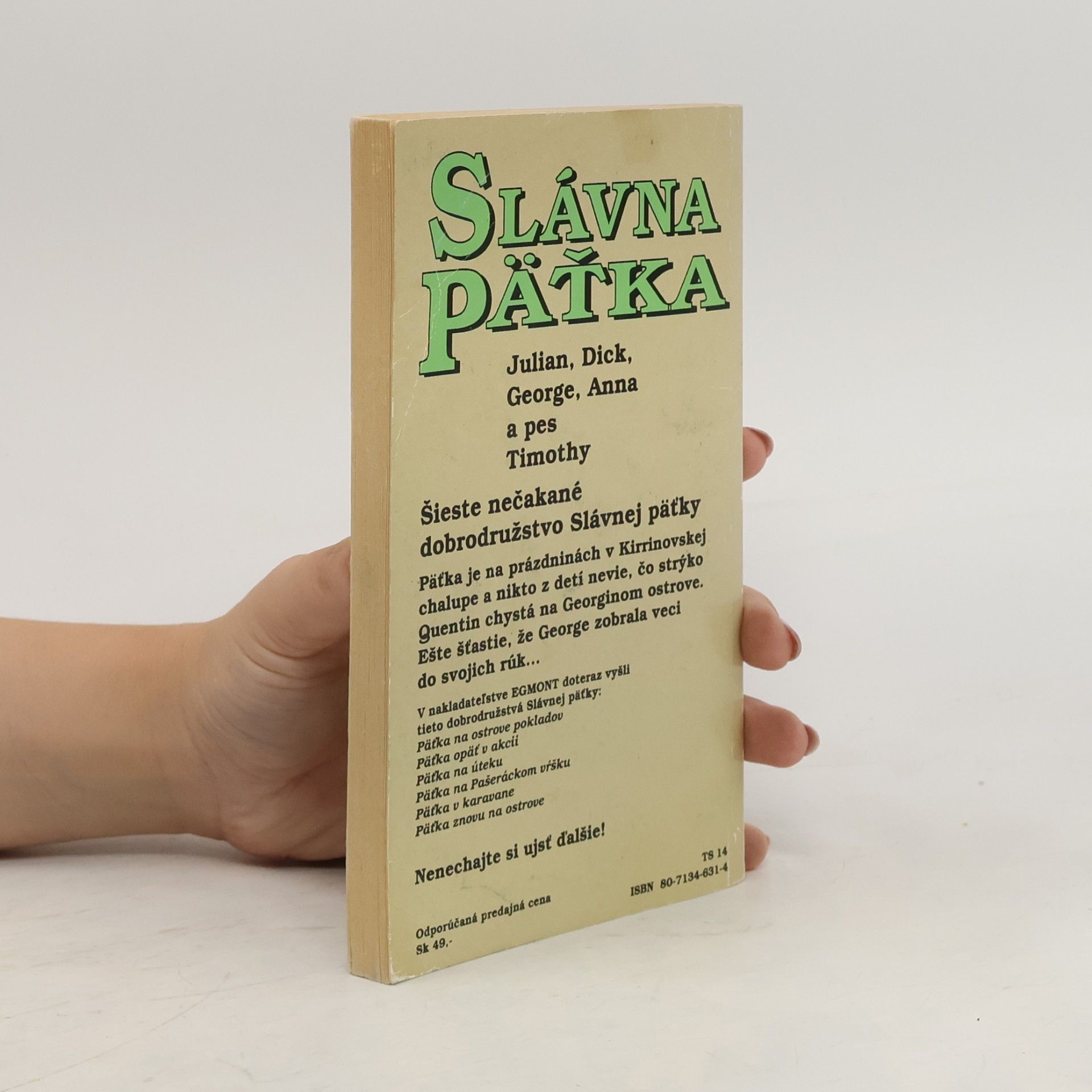 Enid Blyton Päťka znovu na ostrove