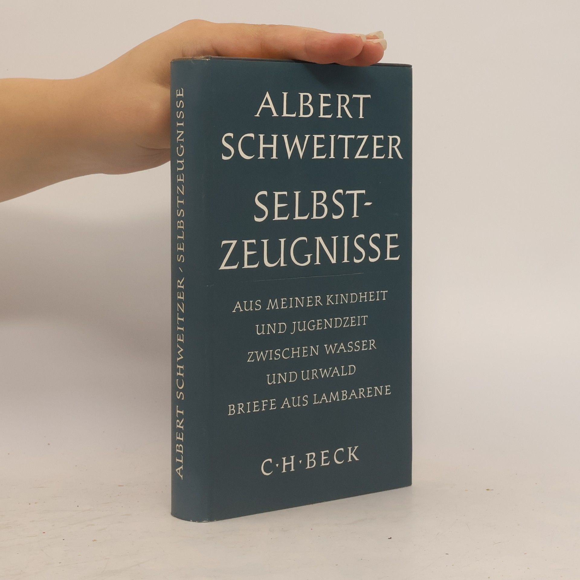 Albert Schweitzer Selbstzeugnisse