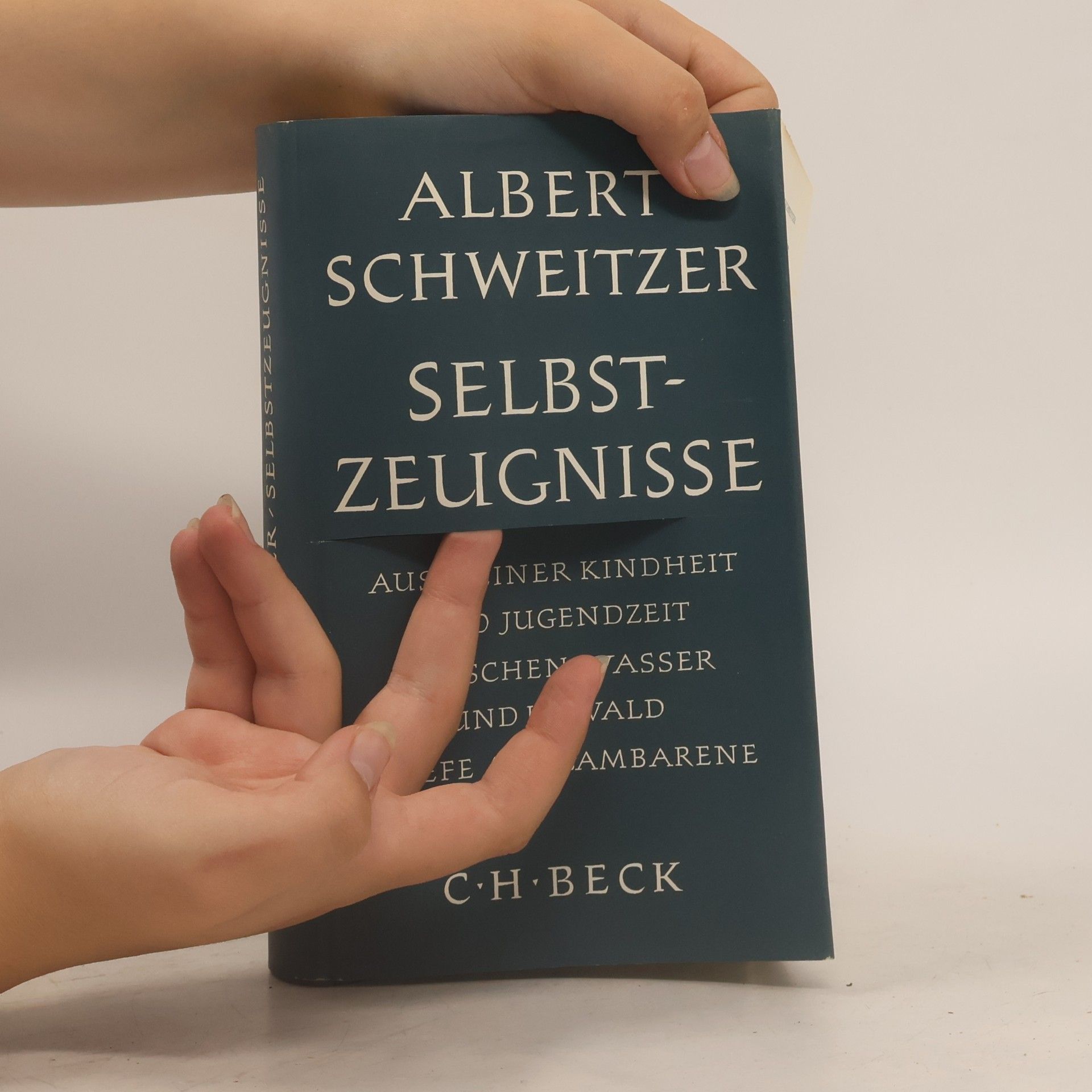Albert Schweitzer Selbstzeugnisse