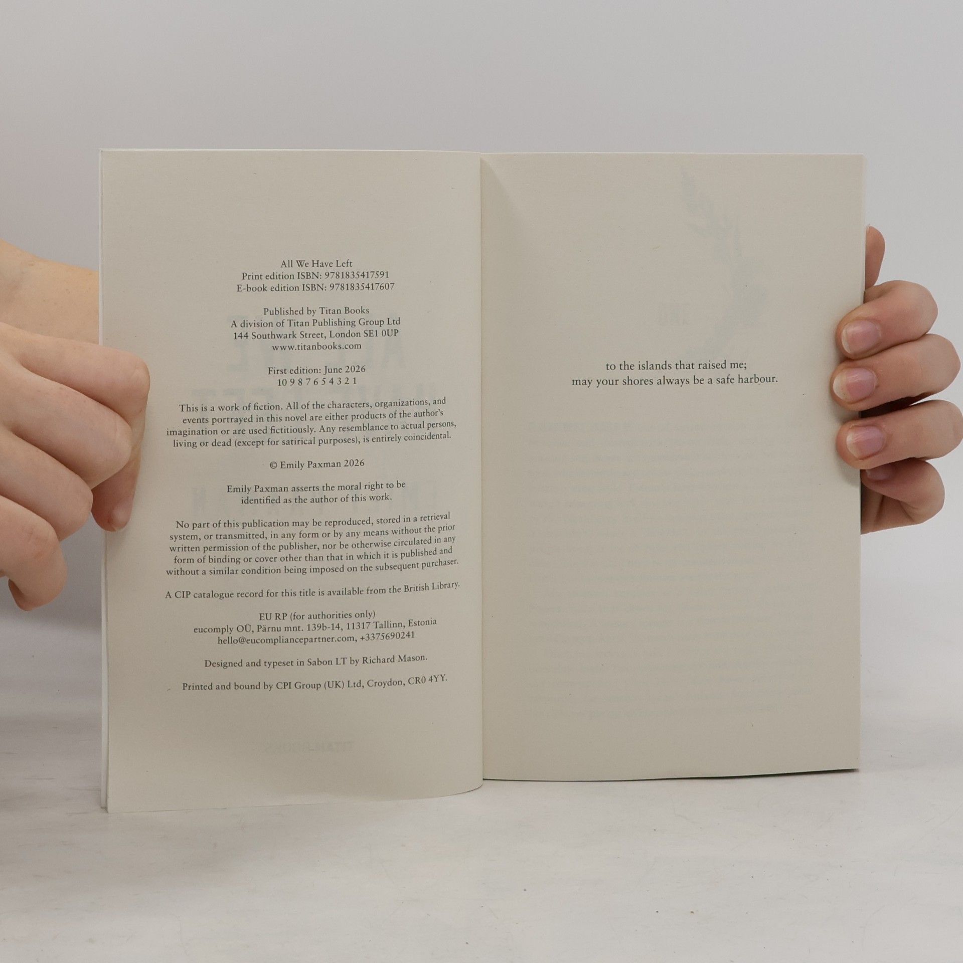 Emily Paxman All We Have Left