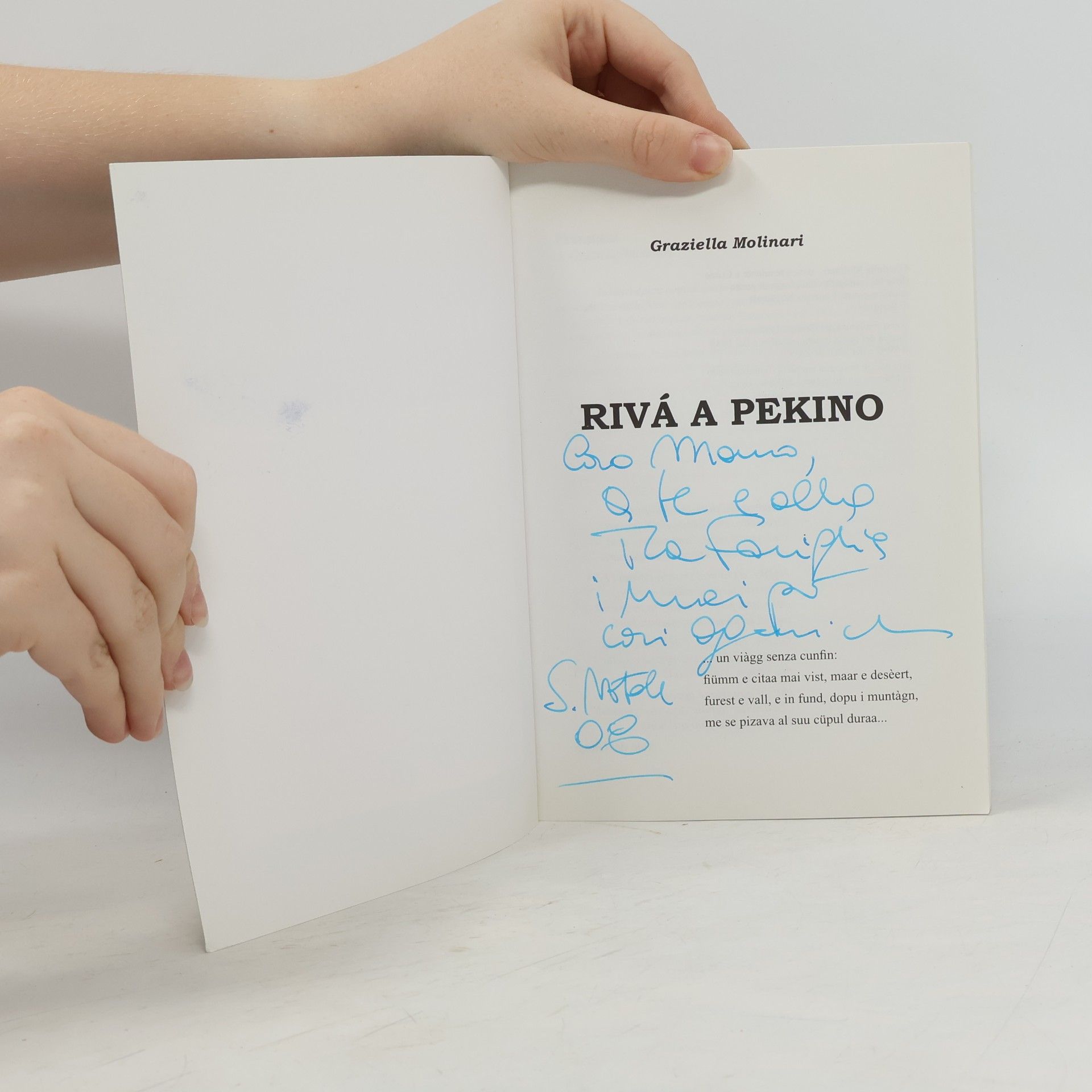 Graziella Molinari Rivá a Pekino