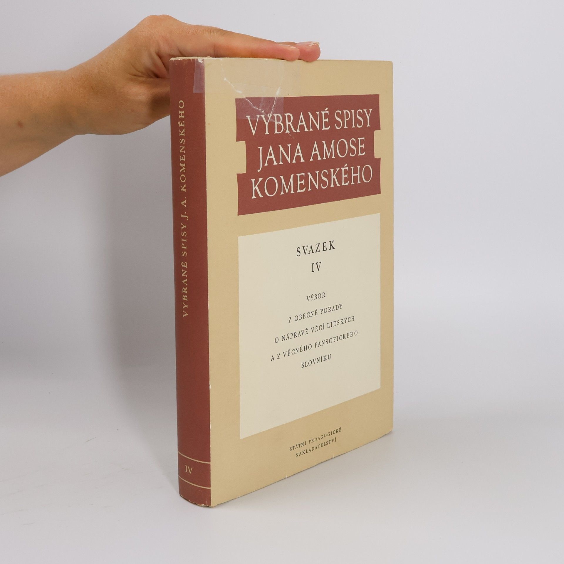 Kolektiv autorů Vybrané spisy Jana Amose Komenského IV.