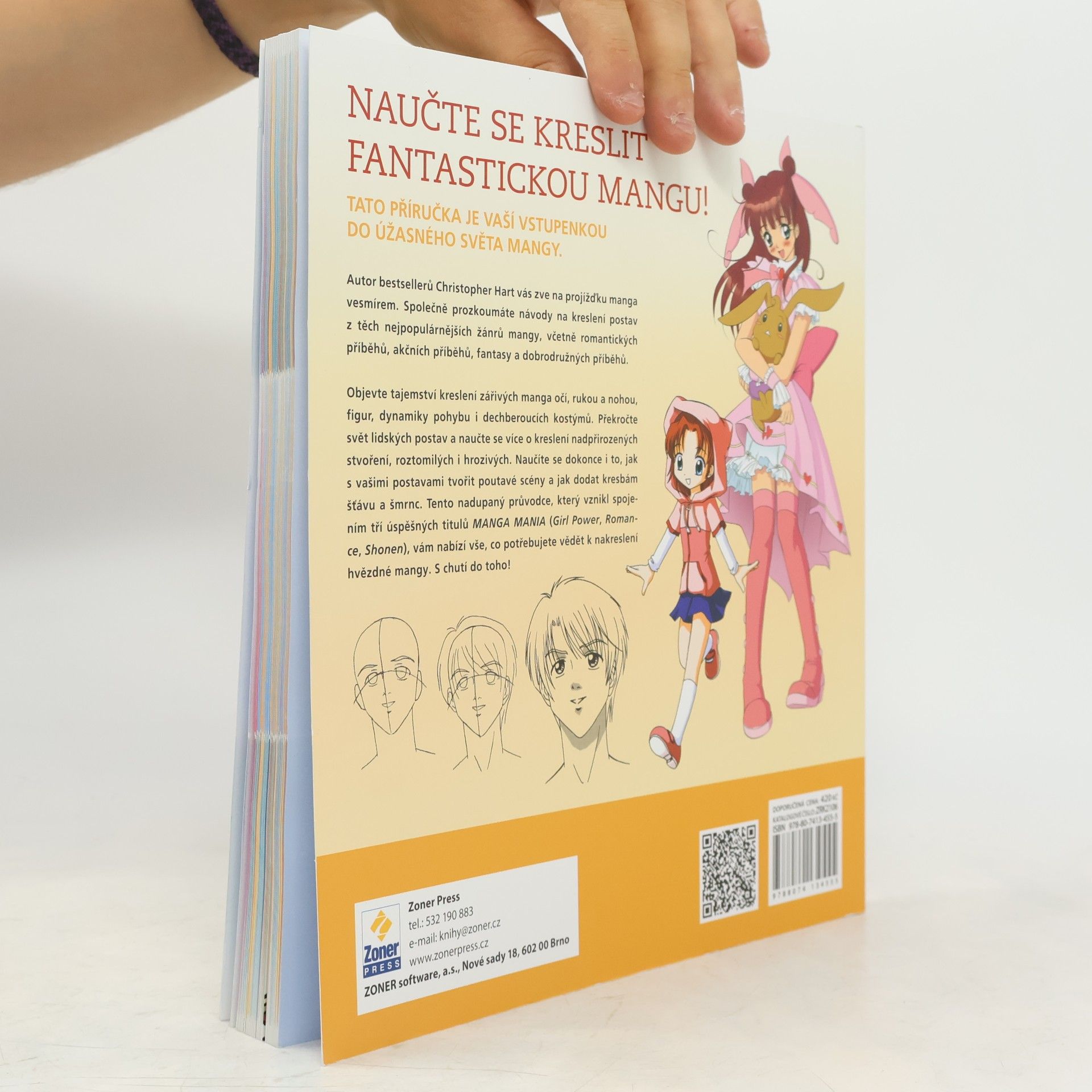 Christopher Hart Manga mánie. Velká kniha kreslení mangy